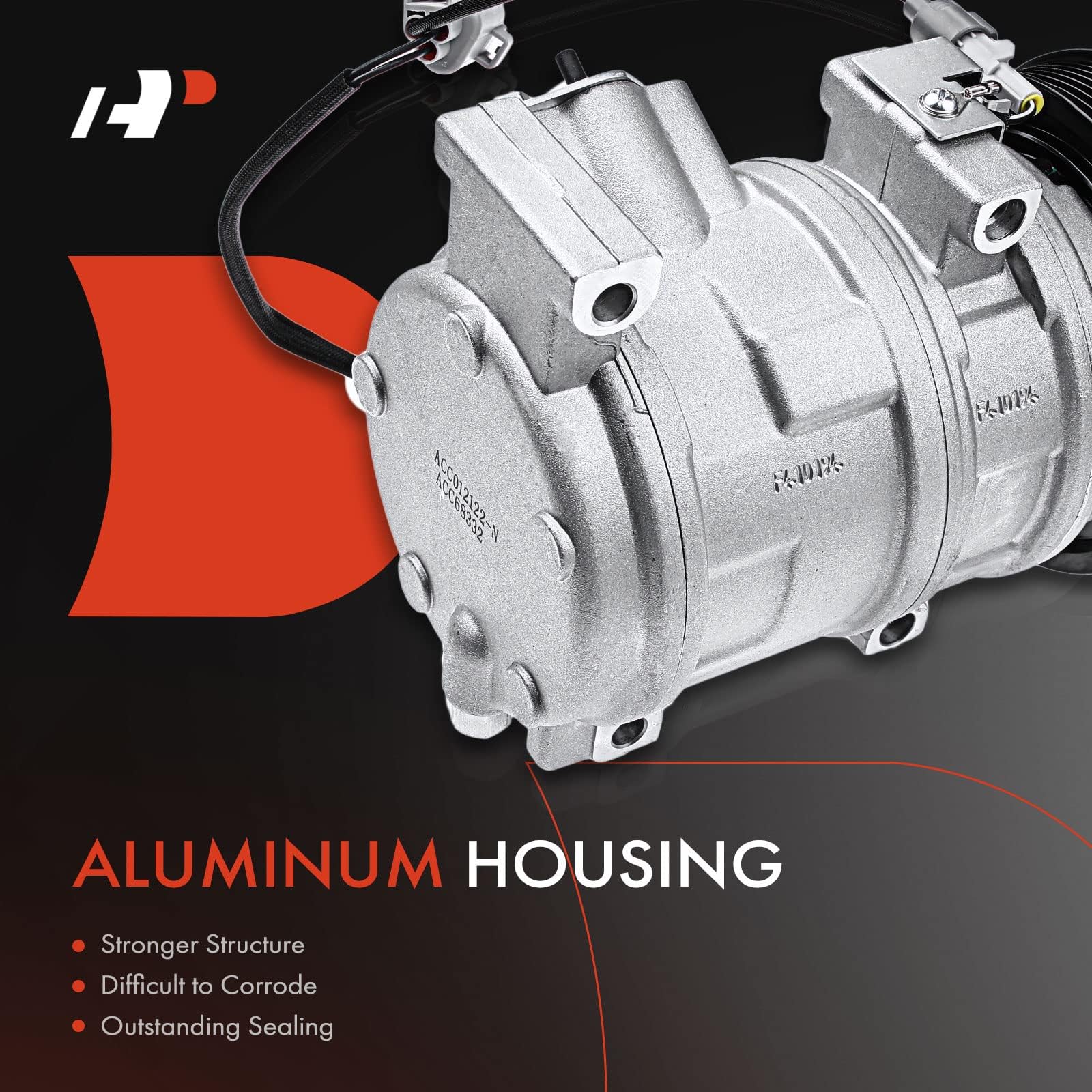 A-Premium A/C Compressor with Clutch Compatible with Toyota RAV4 2.0L 2.4L 2001-2005, Sport Utility