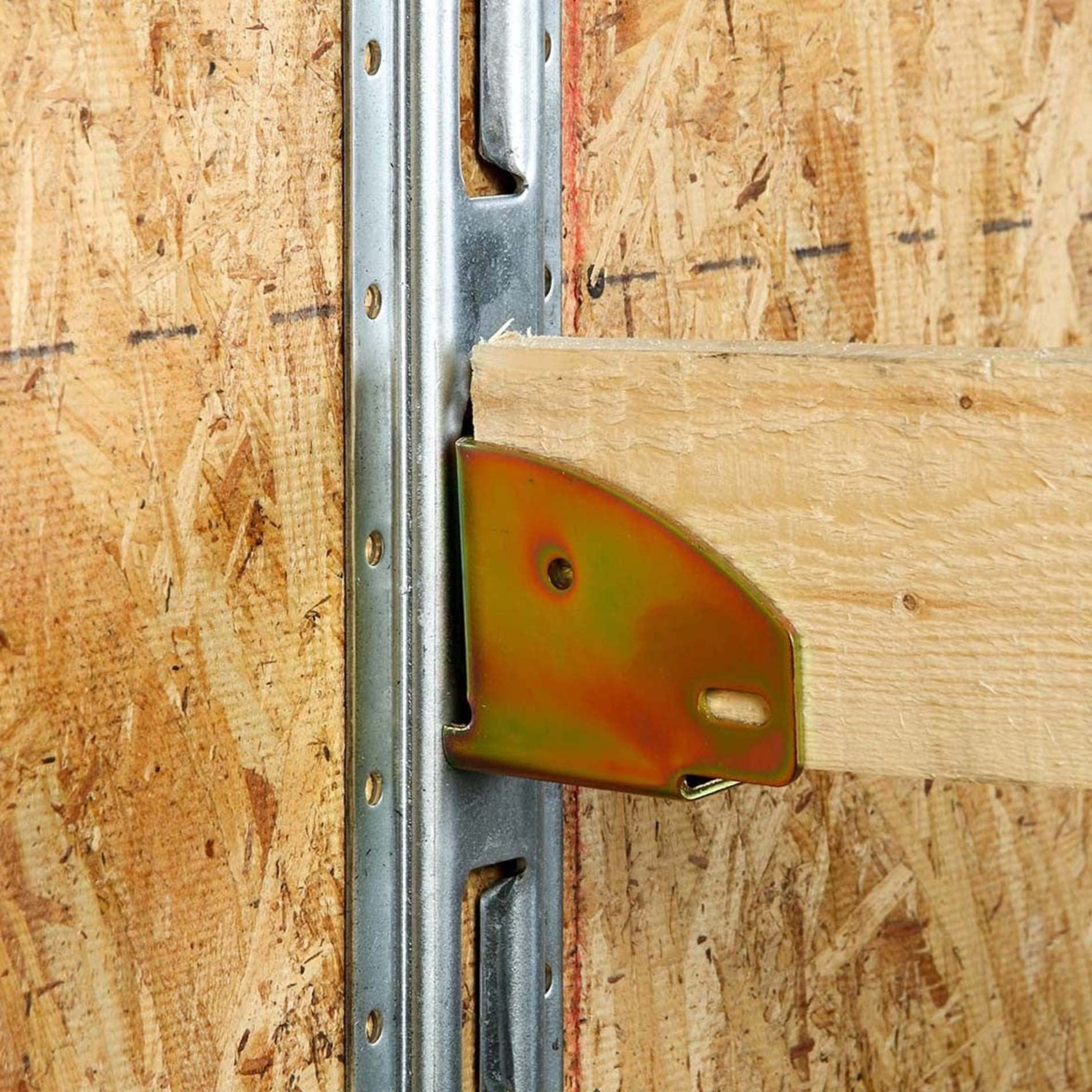 Dc Cargo E-Track Wood Beam End Socket Shelf Brackets For Custom Storage - Pack Of 4 - E Track Accessories For Enclosed Trailers