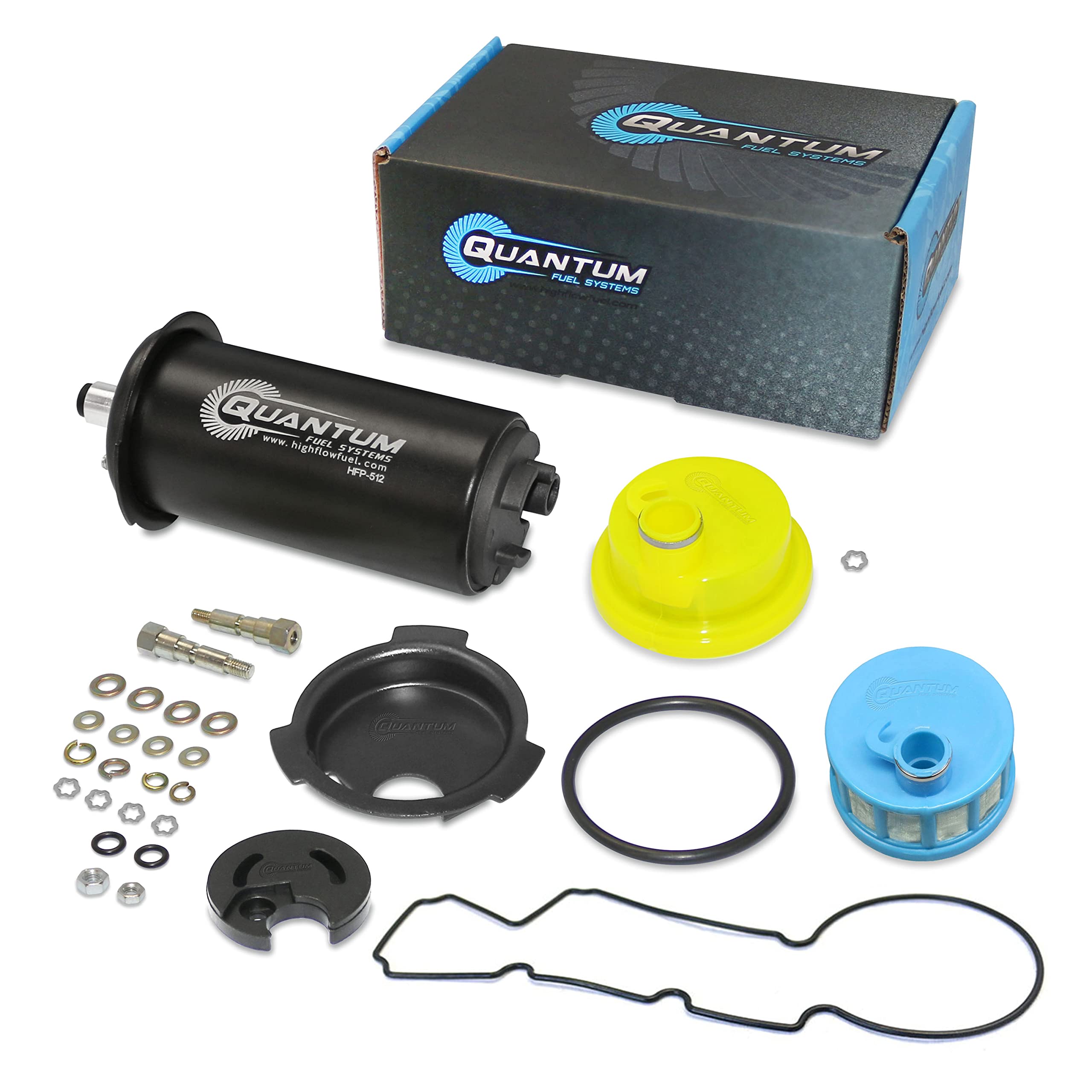 QFS oem Marine/Outboard Fuel Pump w/Tank Seal Replacement for Yamaha Outboard 150-250 Electronic Fuel Injection, 1999-2001, oem 