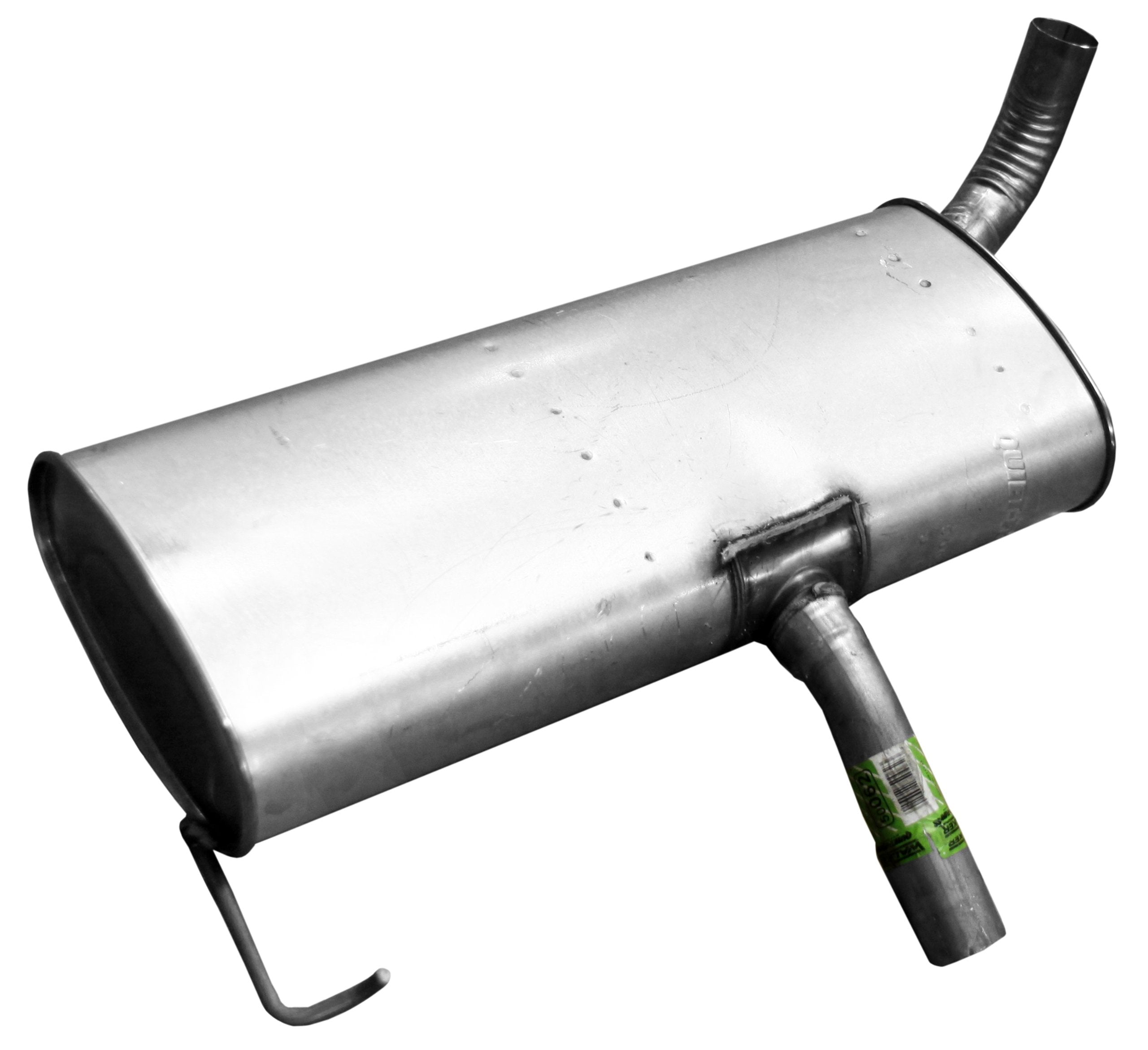 Walker Quiet-Flow 50062 Direct Fit Exhaust Muffler Assembly 2.375'' Inlet (OD) 2.25'' Outlet (OD) for Jeep Wrangler