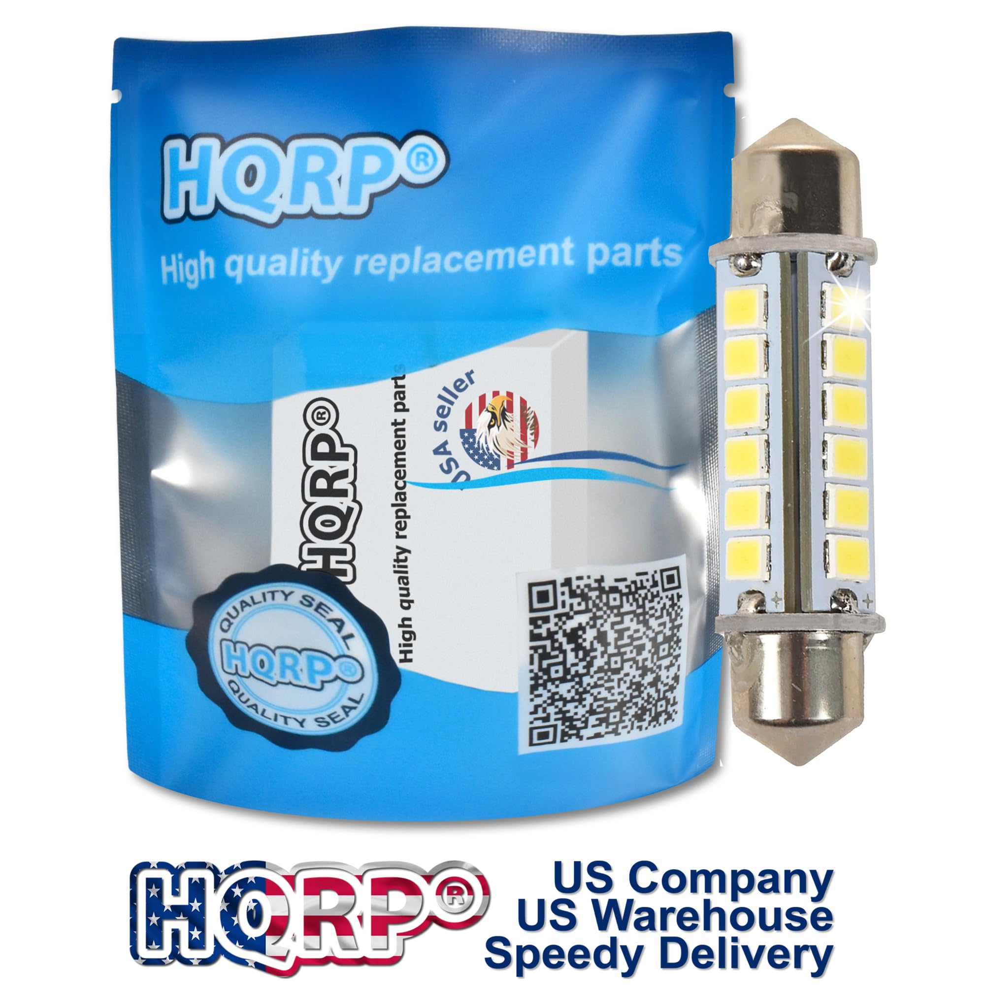 Hqrp 2-Pack 12V Led Upgrade Bulb Compatible With Dometic 200729000P Rm2662 Rm3762 Rm3962 Rm1350M Rm1350Im Rm1350Mim Rm1350Wim Rm