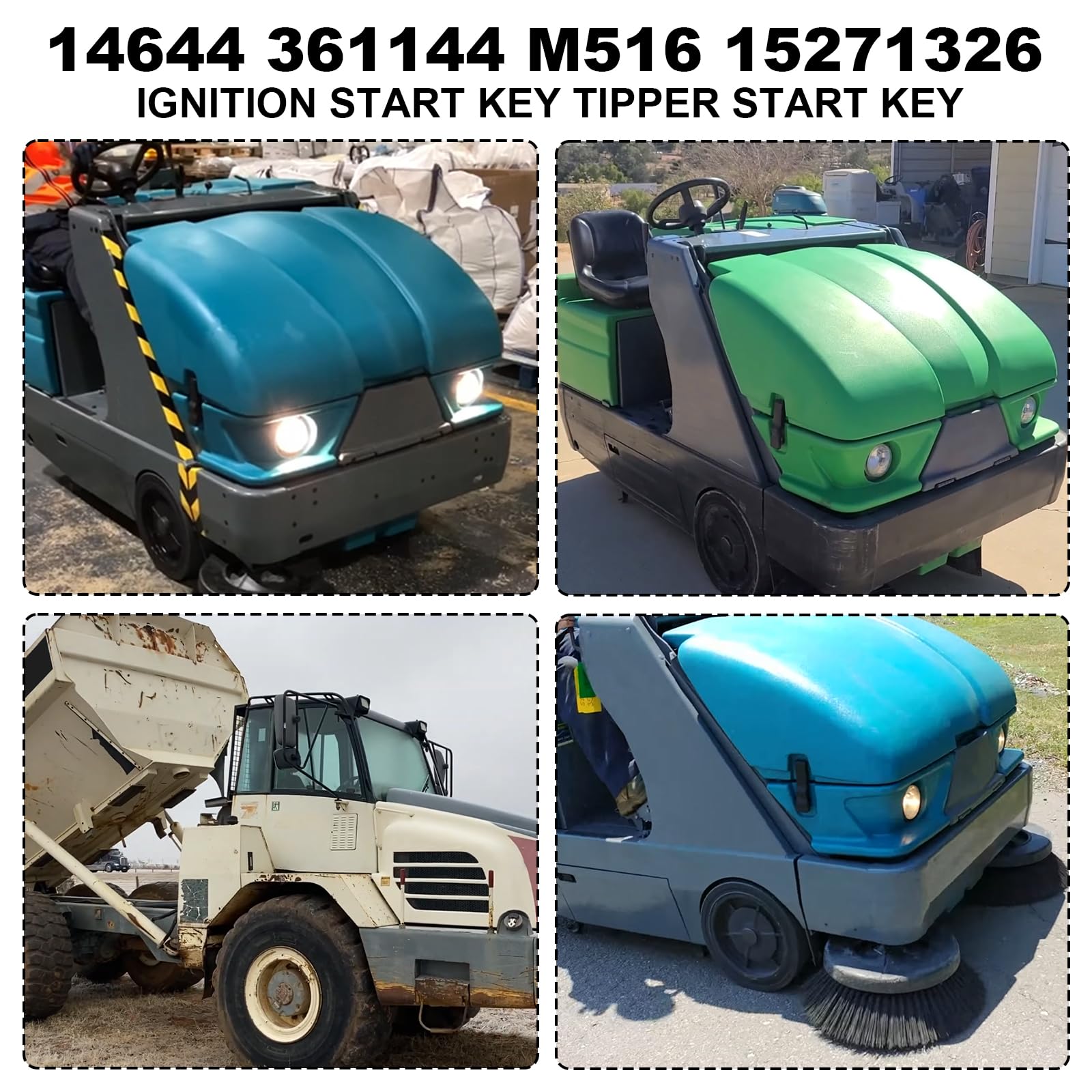 14644 361144 M516 15271326 Ignition Starter Keys Compatible with Fendt,DeutzHatz.lgnition switch key Compatible with Hatz Igniti