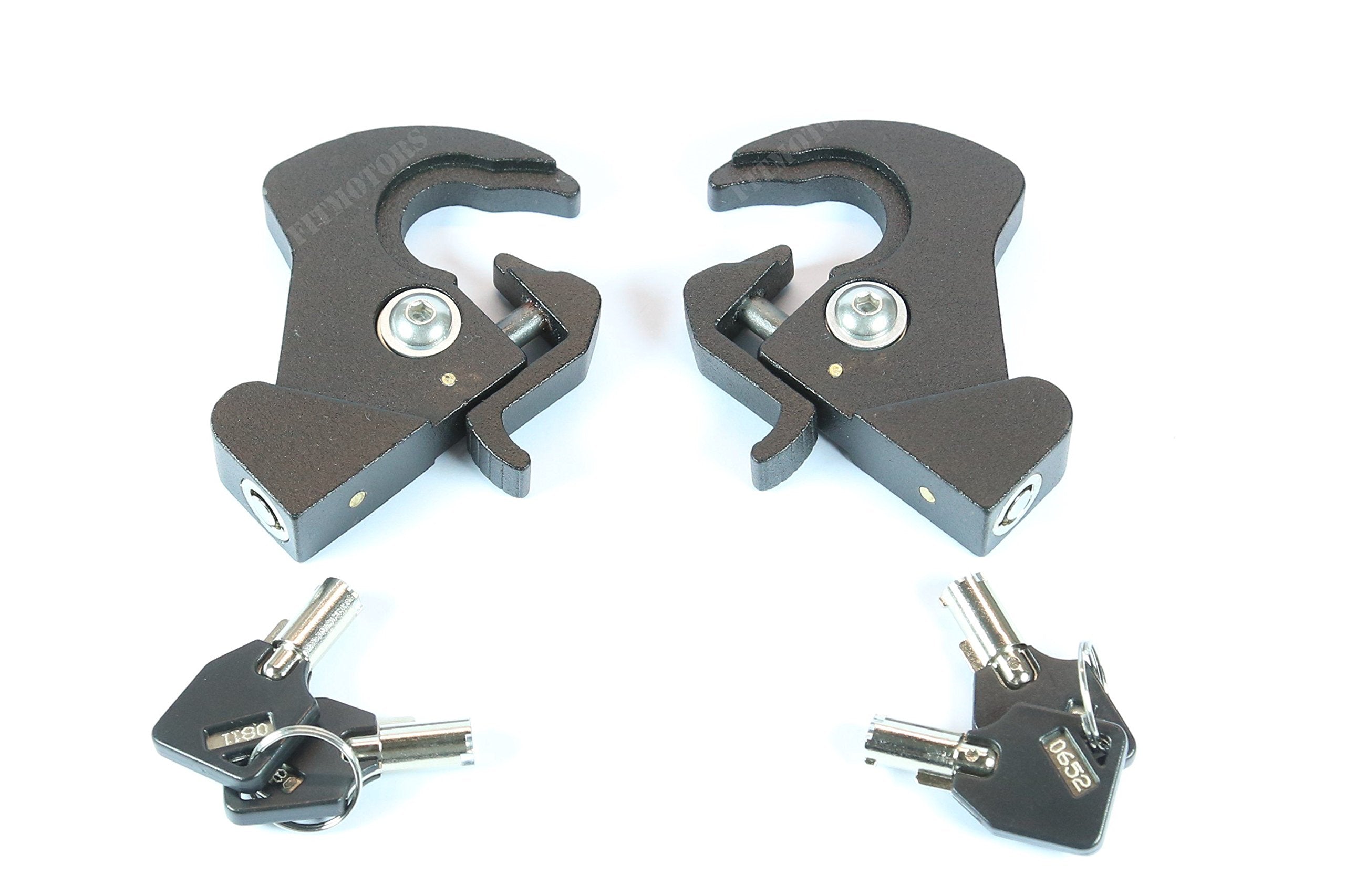 Locking Detachable Rotary Docking Latches For Harley Davidson Sissy Bar And Luggage Rack