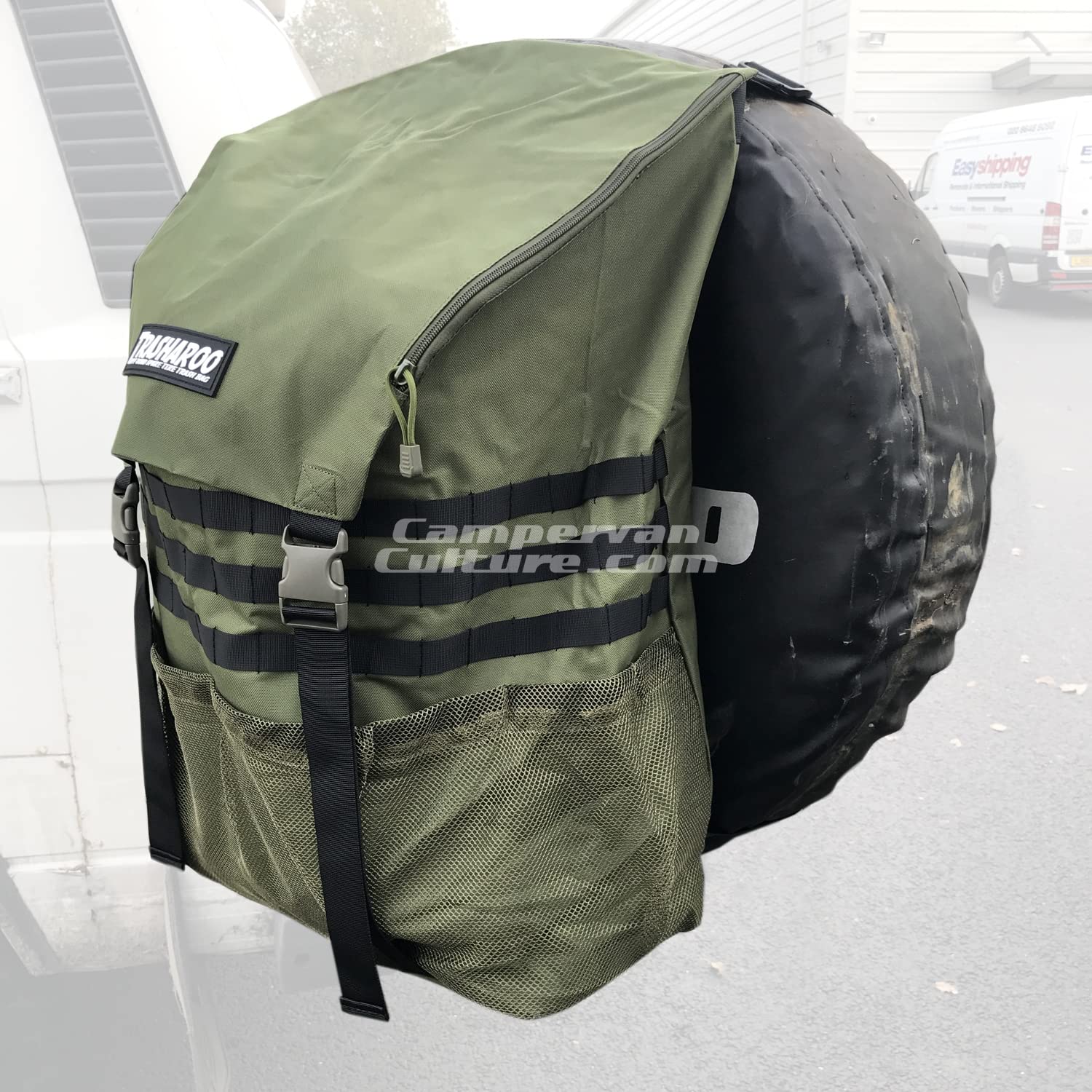 Trasharoo Spare Tire Trash Bag Green