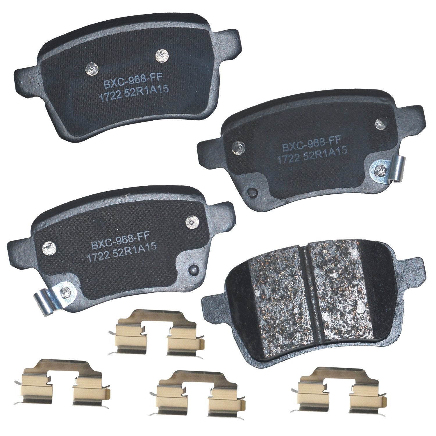 Bendix Premium Sbc1722 Ceramic Rear Brake Pads For Fiat 500L 2020-2014