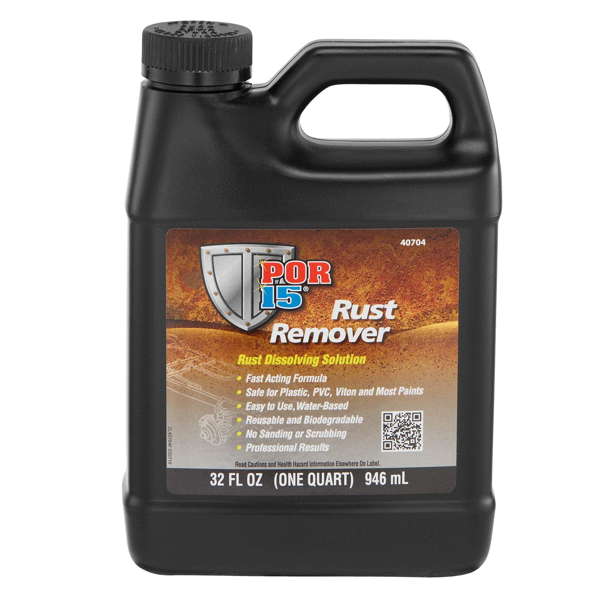 Por-15 Rust Remover, Rust Dissolving Solution, Reusable And Biodegradable, 32 Fluid Ounces