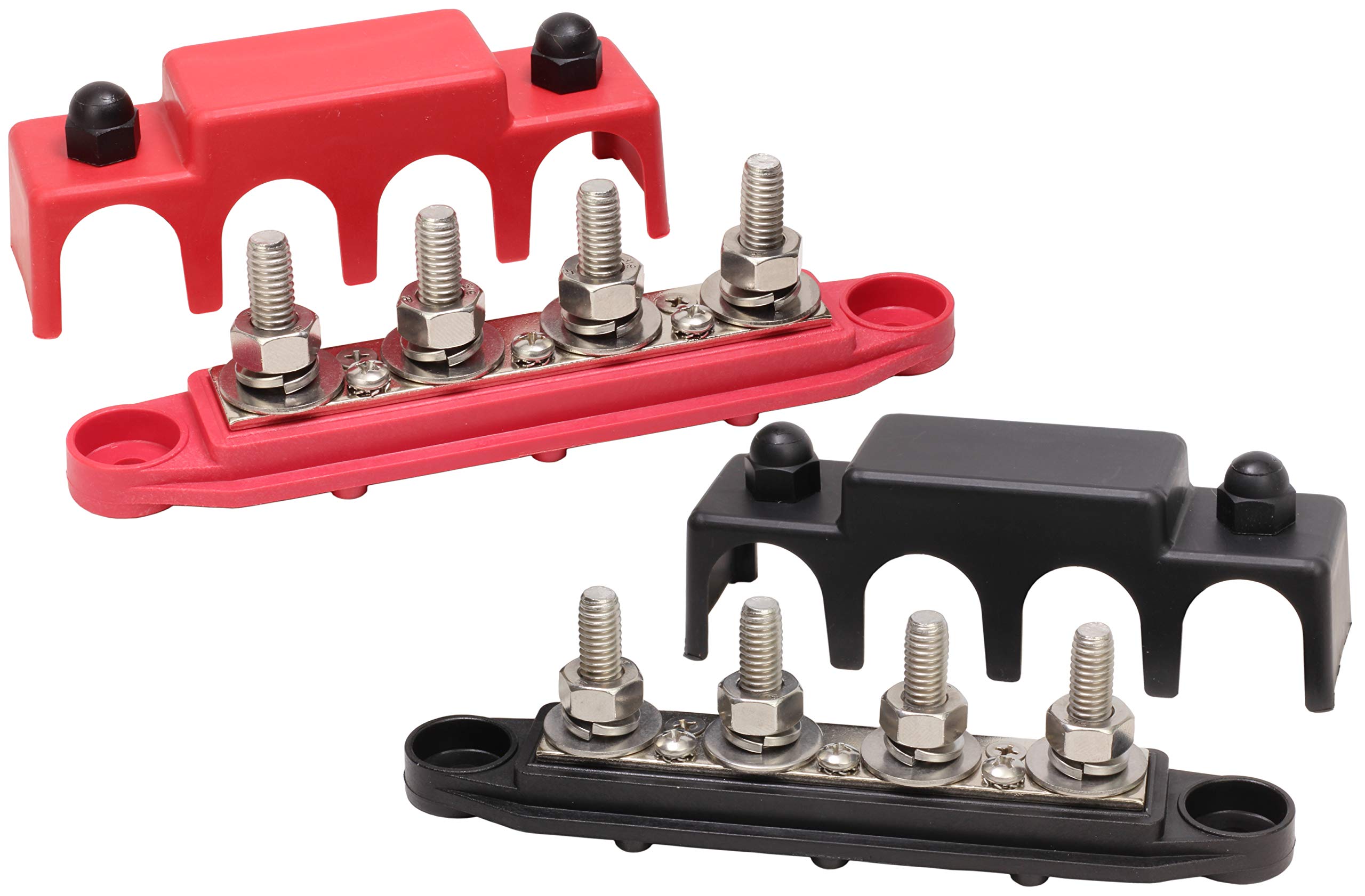 Fastronix 5/16 '' 4 Stud Power And Ground Distribution Block With Cover