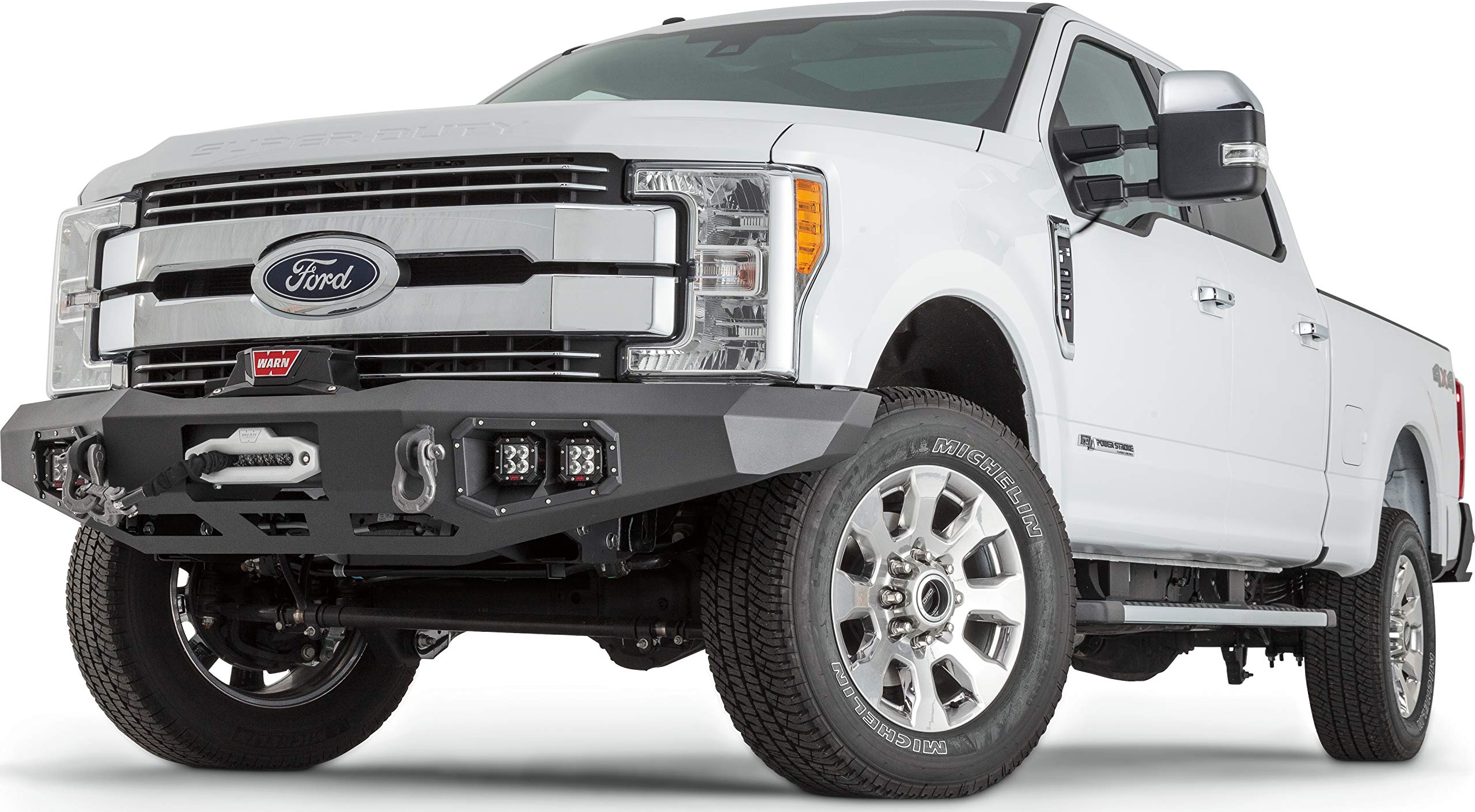 Warn 100918 2017-18 2017-2018 Ascent Front Bumper- Ford Sd F250, F350, F450 '17, Ford Sd F250, F350, F450: 2017-2018