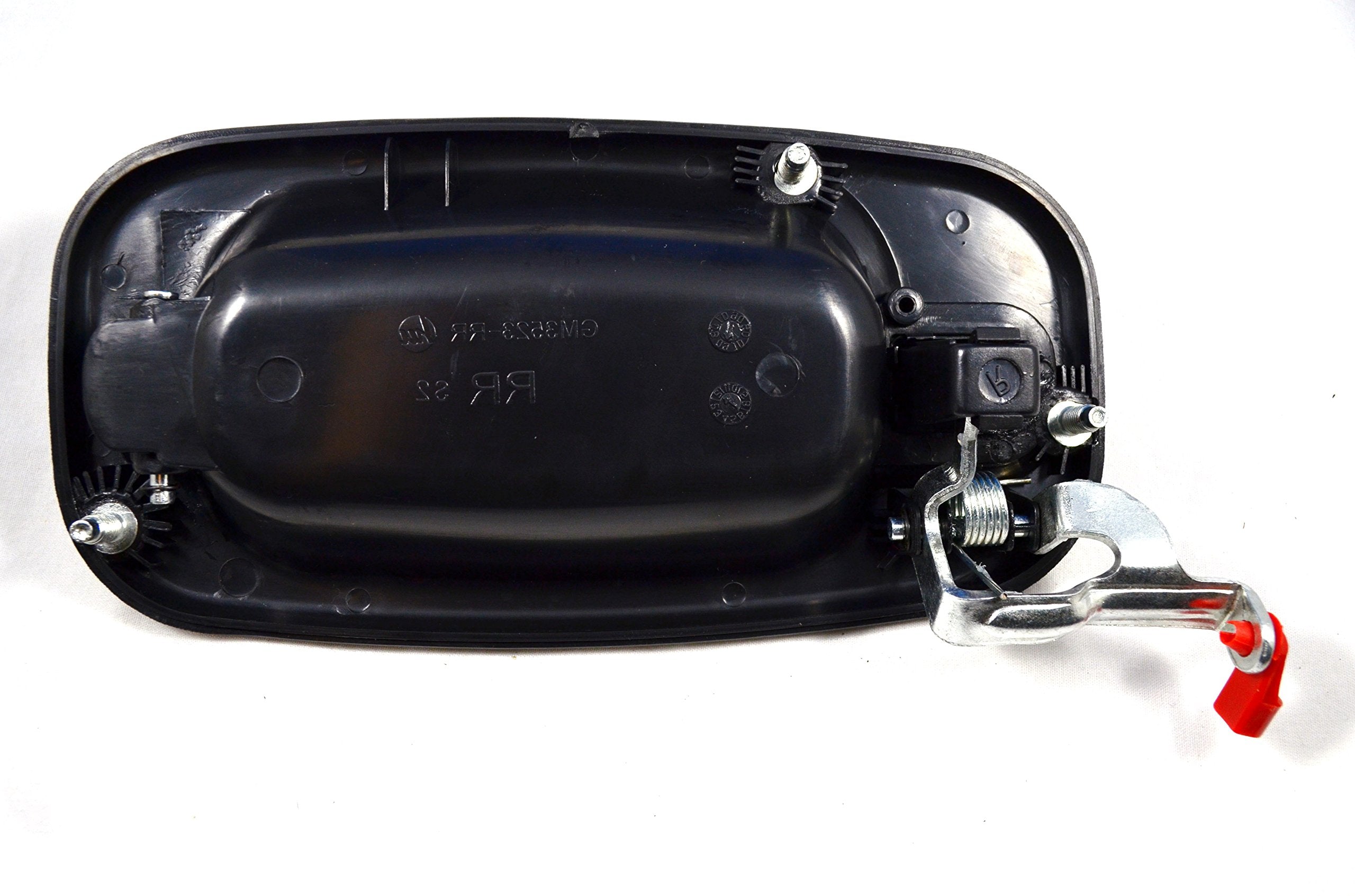 Pt Auto Warehouse Gm-3523A-Qpk - Outside Exterior Outer Door Handle, Textured Black - 1 Front Left, 1 Front Right, 1 Rear Left,