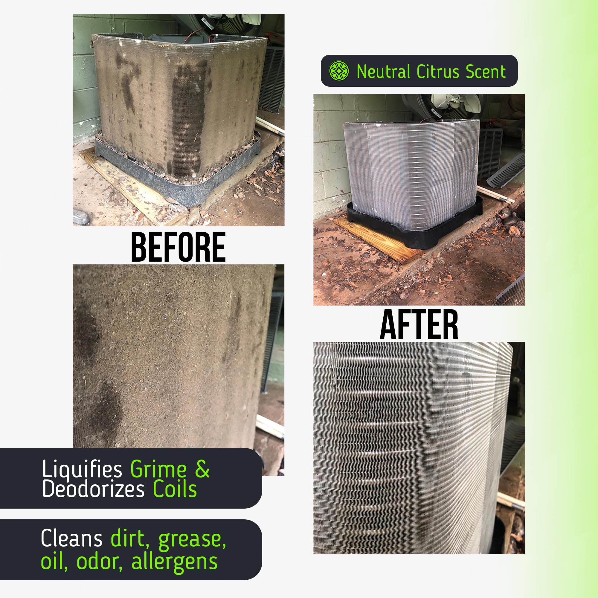 Leak Saver Hvac Guys Foam Blaster Air Conditioner Cleaner - Ac Coil Cleaner Foaming No Rinse Formula - Coil Cleaner For Ac Unit