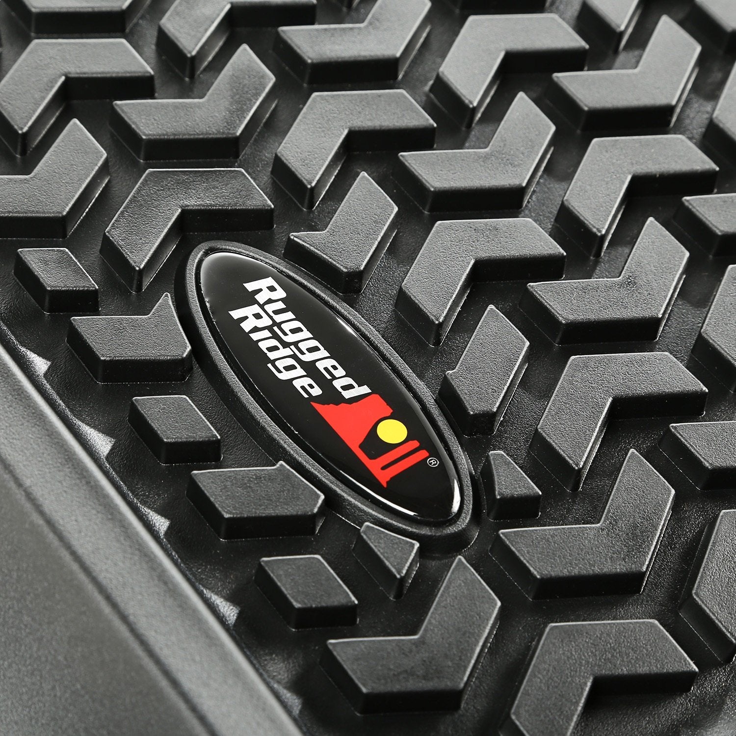 Rugged Ridge Floor Liner Set for Jeep Wrangler JKU | Front/Rear/Cargo, 4-Piece Set, All-Terrain, Black | 12988.04 | Fits 2011-20