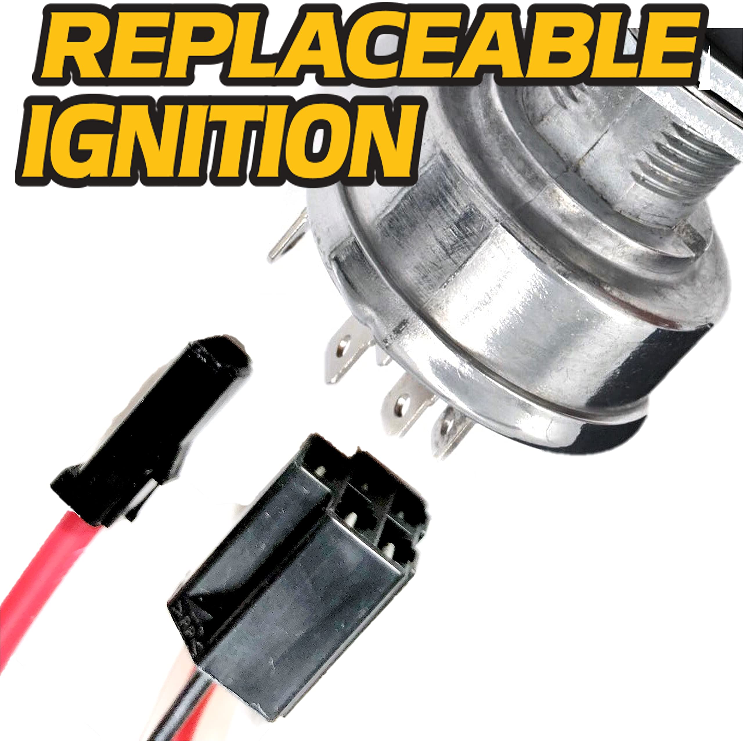 Hd Switch Am132500 Ignition Module Key Switch Oem Upgrade Fits John Deere Gx255 Gx325 Gx335 Gx355, Gt225 Gt235 Gt245, Lx255 Lx266 Lx277 Lx279 Lx280 Lx288 Lx289, 325 335 345 355D Tractors W/ 3 Keys