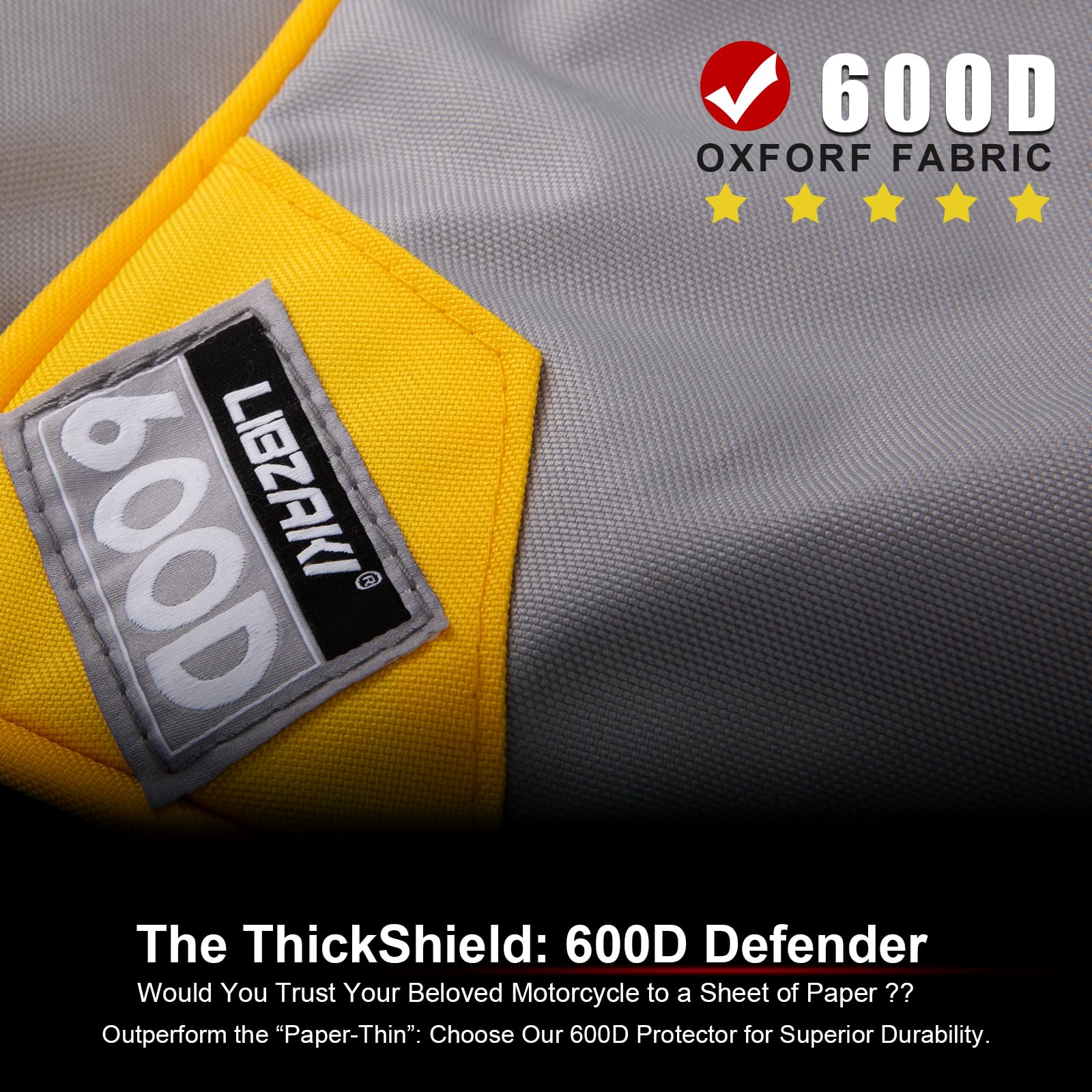 Motorcycle Cover With Side+Top Box Li Libzaki Heavy Duty 600D Waterproof For Touring Models Harley Davidson Ultra Limited,Road G