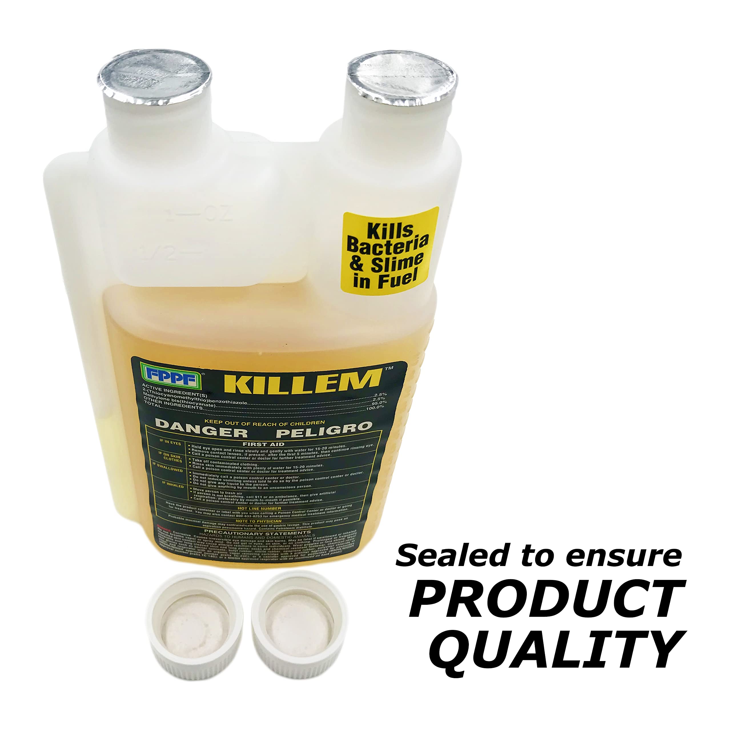 Fppf 00119 Killem Biocide 16 Oz. Bottle, Treats 1920 Gallons Of Diesel Fuel Per Bottle