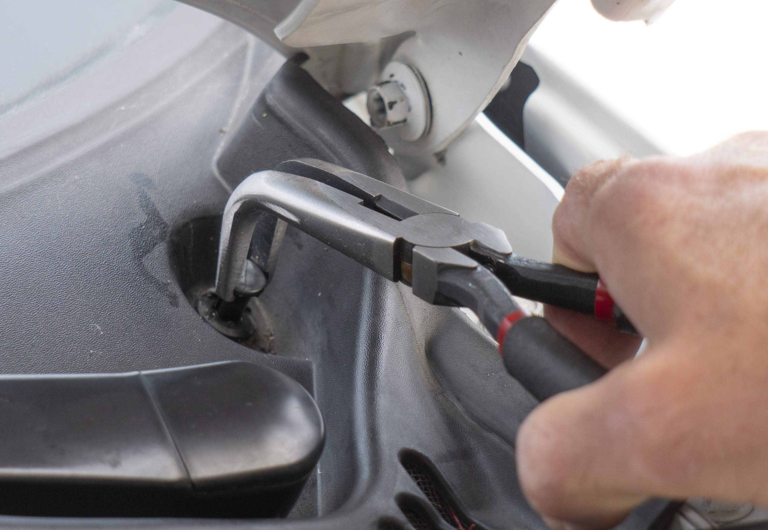 Lisle 42880 Plastic Clip Removal Pliers, 80 Degree