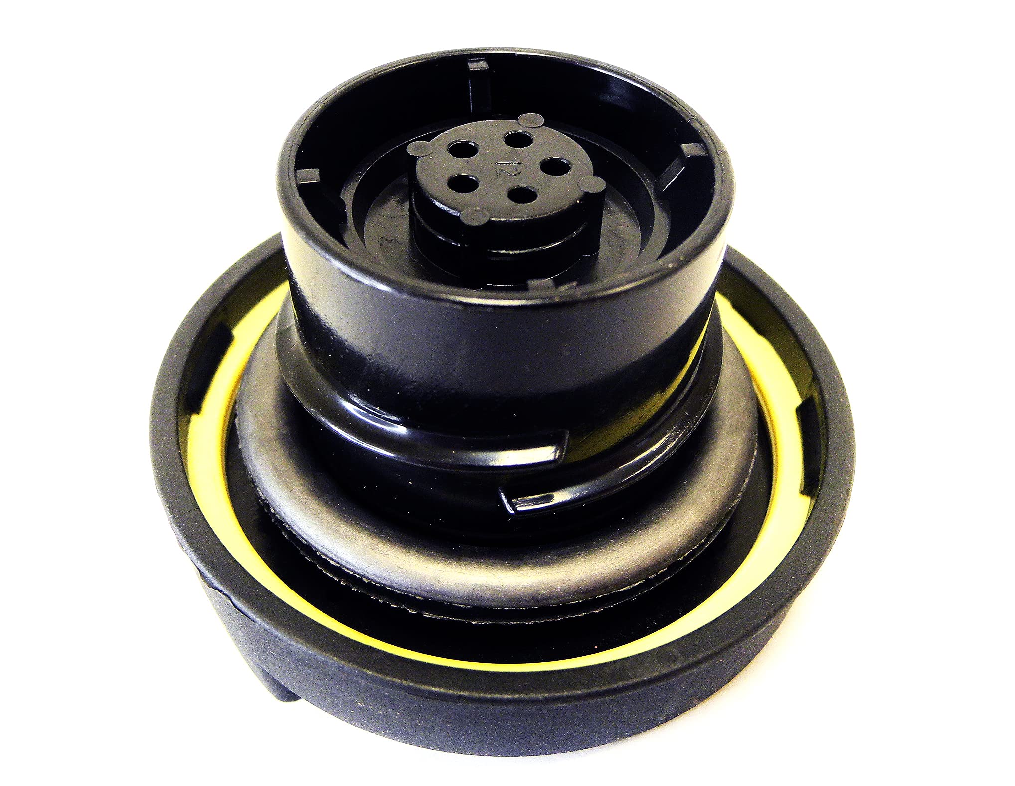 Gates 31838 Fuel Tank Cap Non-Threaded Quick-Cam Twist Lock Type Black 2.78 Inch