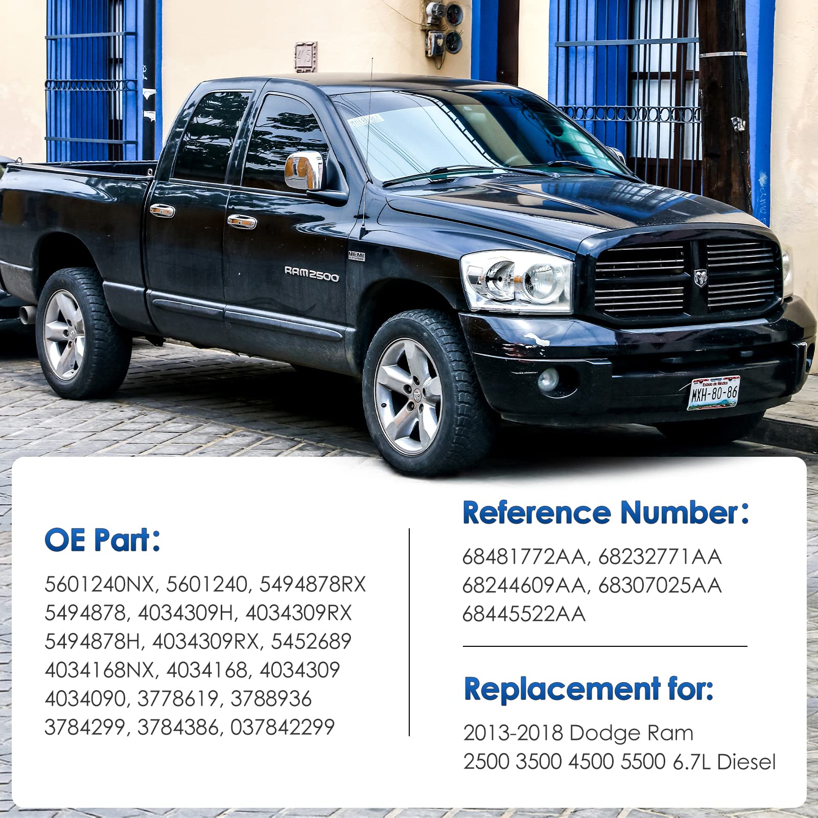 5494878Rx 6.7 Cummins Turbo Actuator Compatible With Dodge Ram 2500 3500 4500 5500 2013-2018 Vgt Turbo Holset He300Vg He351Ve Re