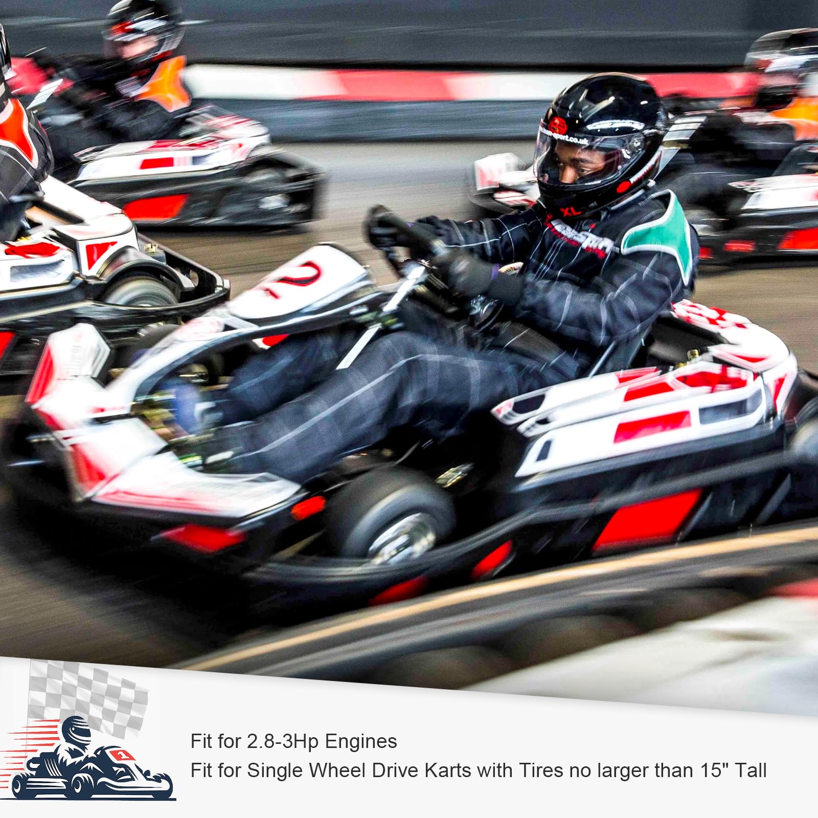 Heavy Duty Go Kart Clutch 5/8'' Bore 11T For #35 Chain, Centrifugal Clutch Fit For Minibike Mini Motorcycles 2.8Hp 97Cc Engines,