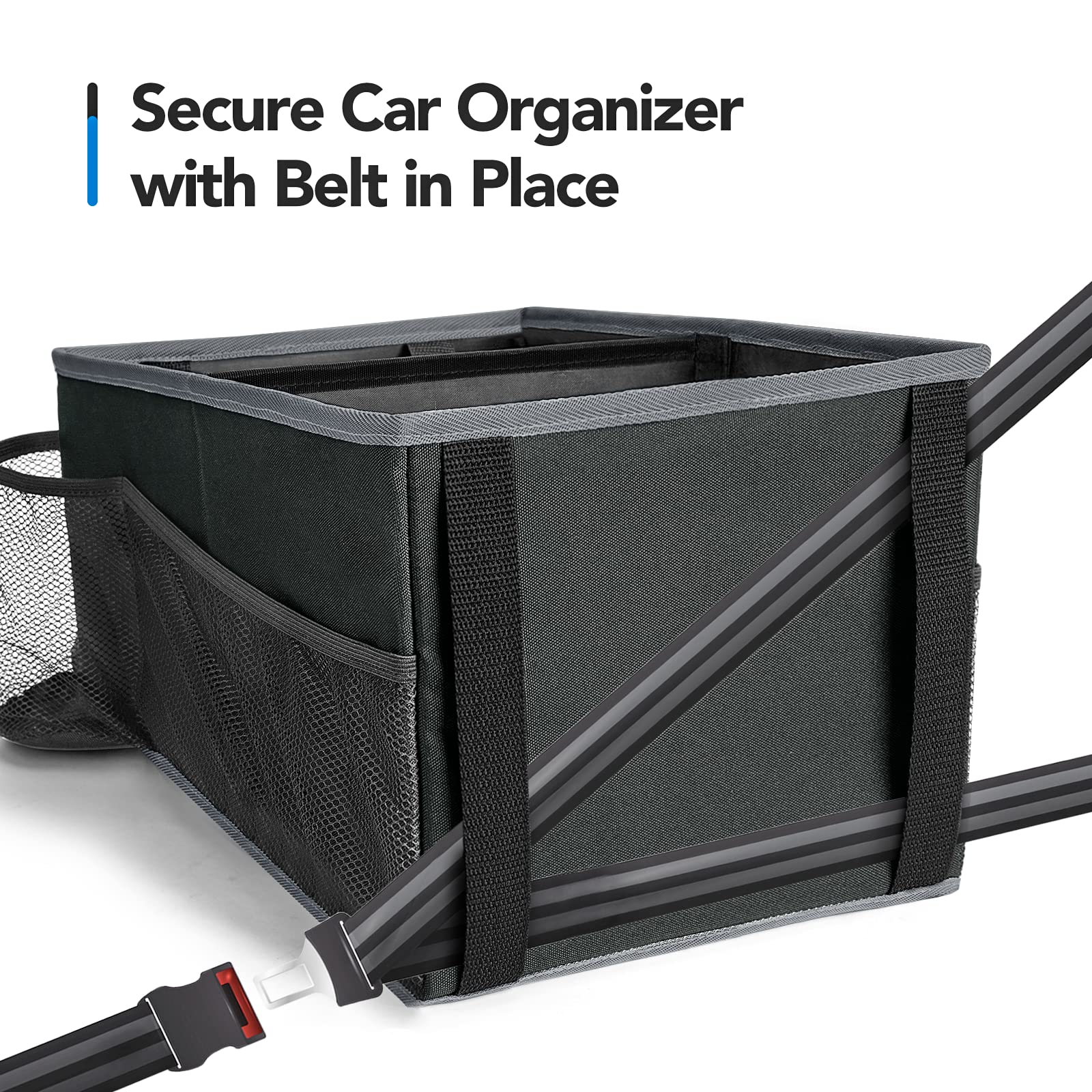 Alijees Car Back Seat Organizer - Road Trip Essentials Kids, Automotive Organization Car Accessories For Women Men Interior With