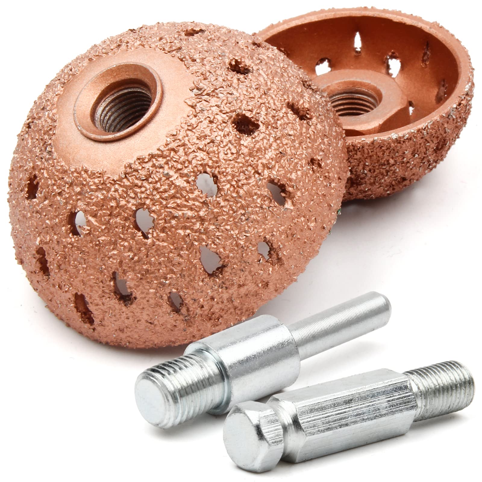 Shineyoo Tire Repair Patch Tools Tire Buffing Wheels 42 Mm 55Mm Tungsten Steel Buffing Wheel With Tire Patch Roller Scraping Cutter For Car Tire Grinding Polishing Accessories Kit