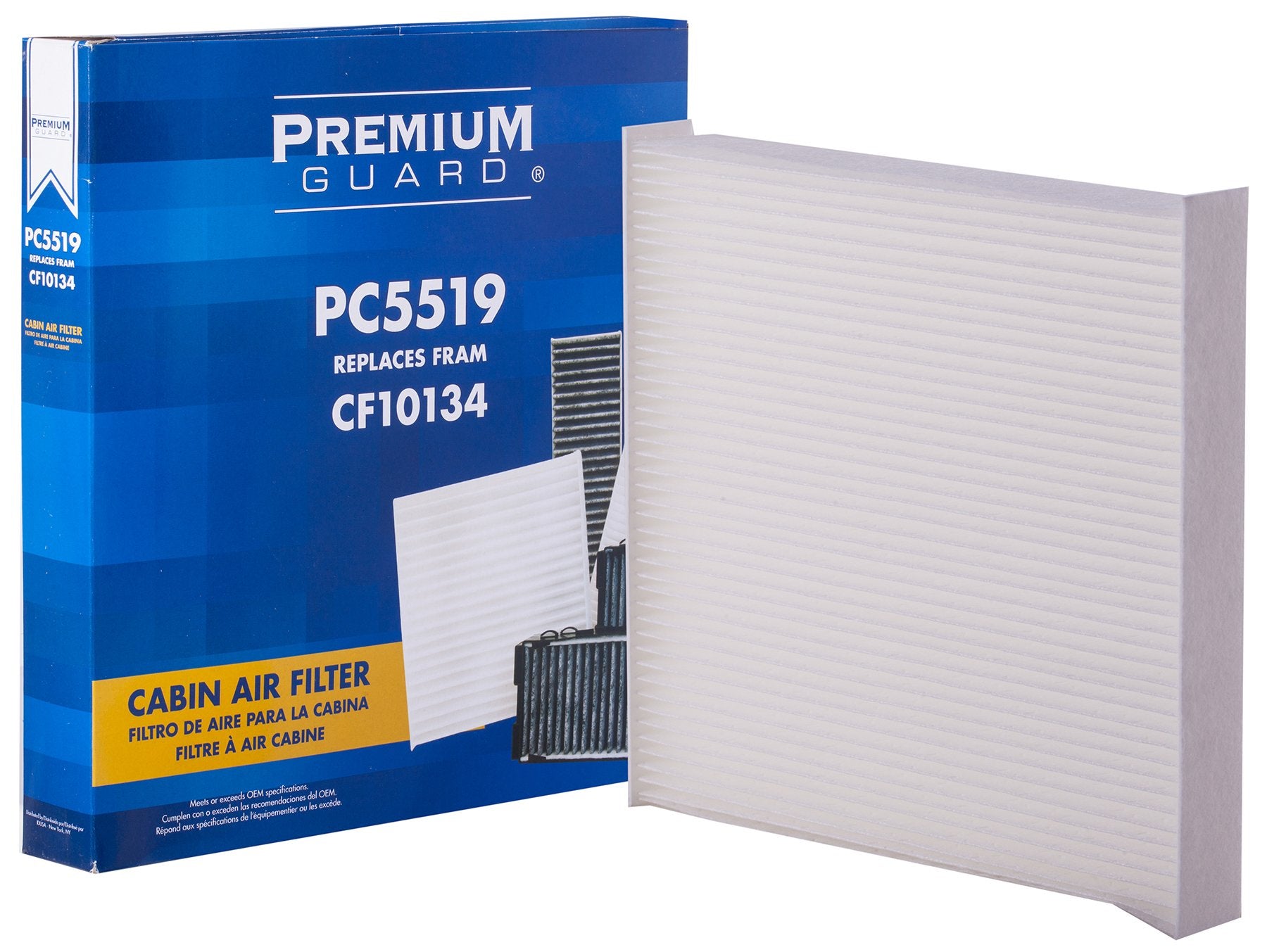 Pg Cabin Air Filter Pc5519 | Fits 2006-2025 Honda Ridgeline, 2019-2025 Passport, 2003-2017 Accord, 2007-2016 Cr-V, 2006-2015 Civ