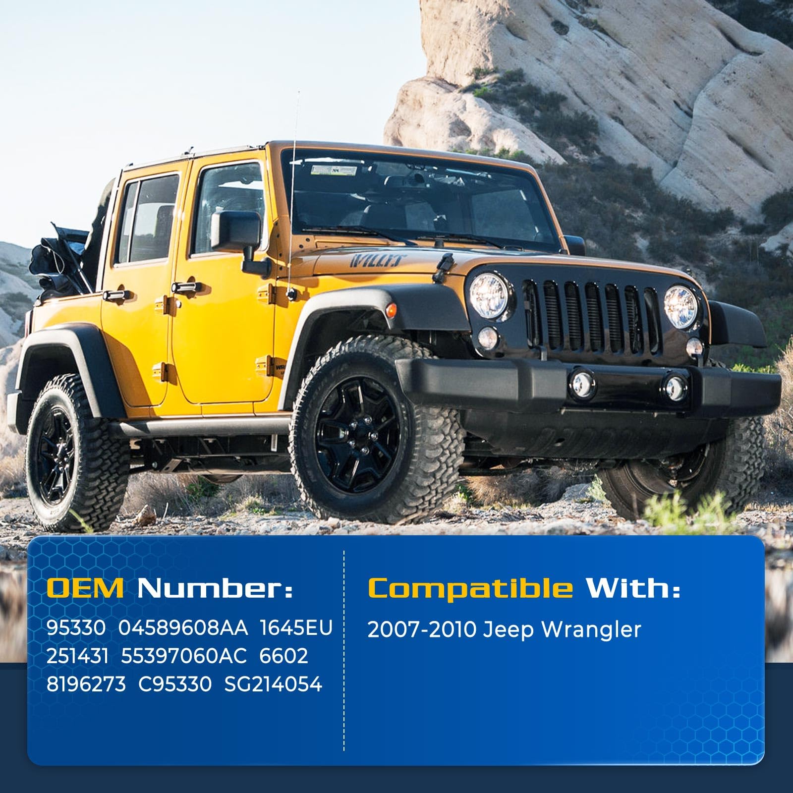 Arana Rear Window Struts For Jeep Wrangler 2007-2010, Sg214054 Rear Glass Window Shocks Lift Supports Fit Jeep Wrangler 2007-201