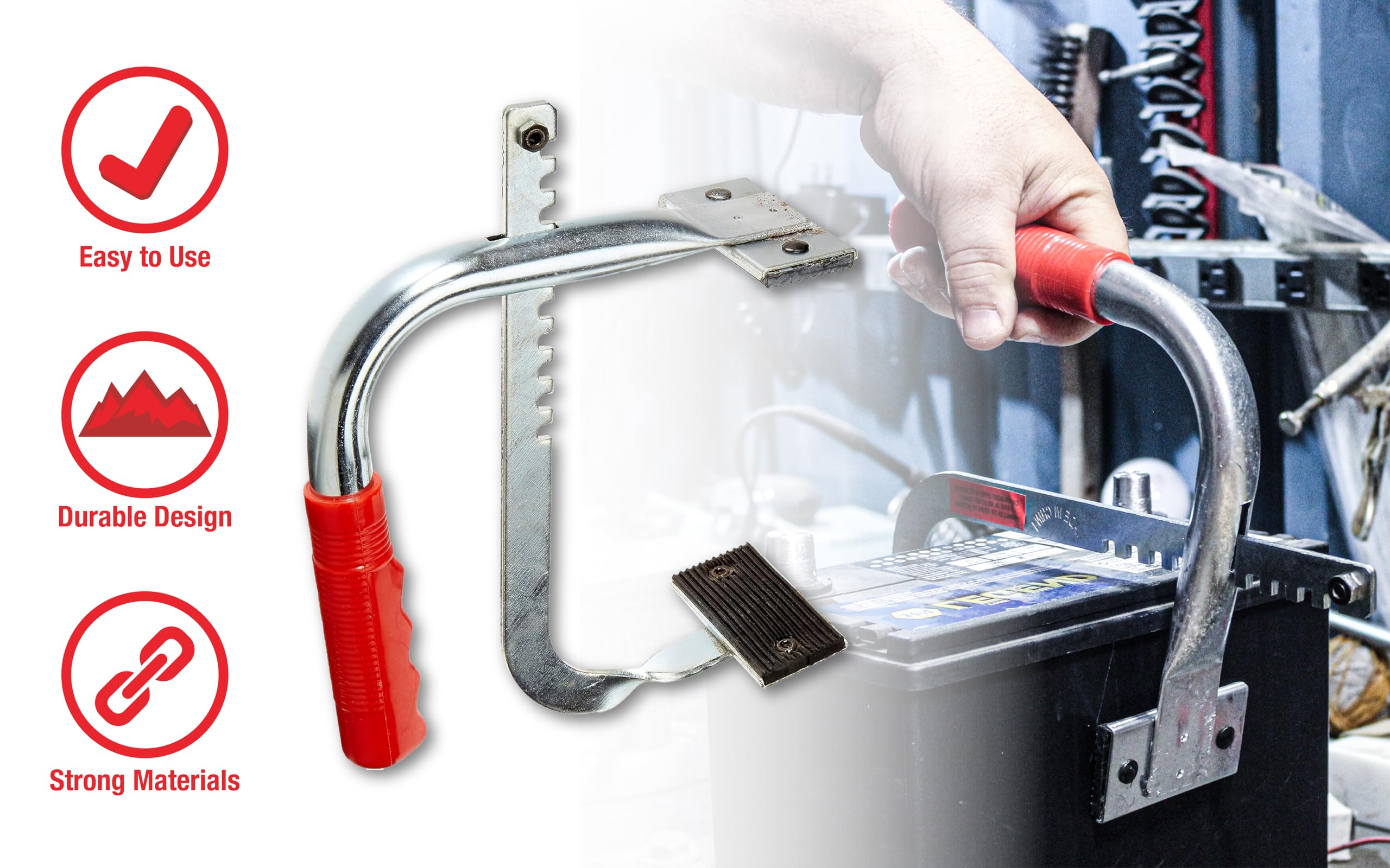 EZ RED Side Battery Lifter