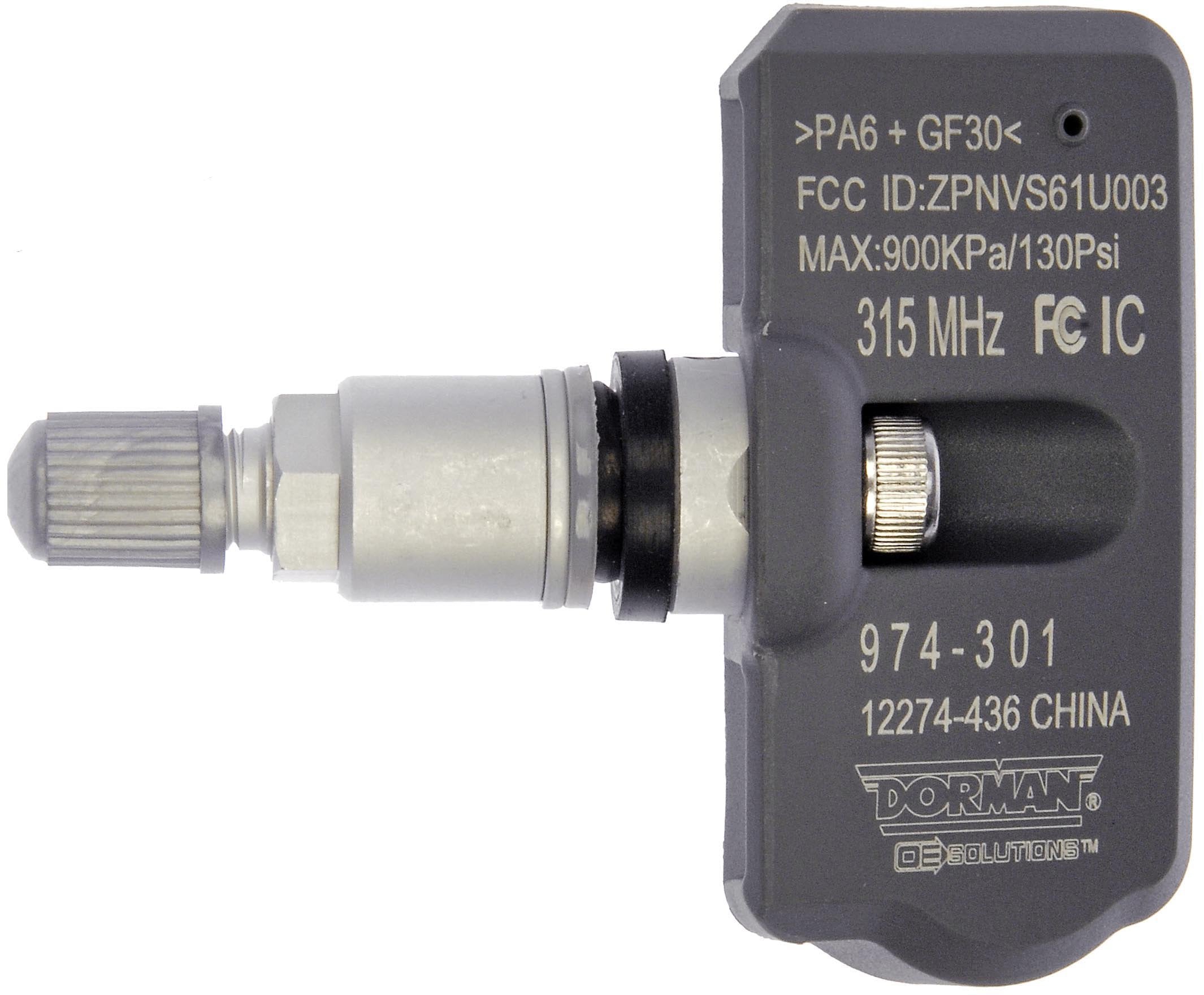 Dorman 974-301 Tire Pressure Monitoring System (Tpms) Programmable Sensor Compatible With Select Models