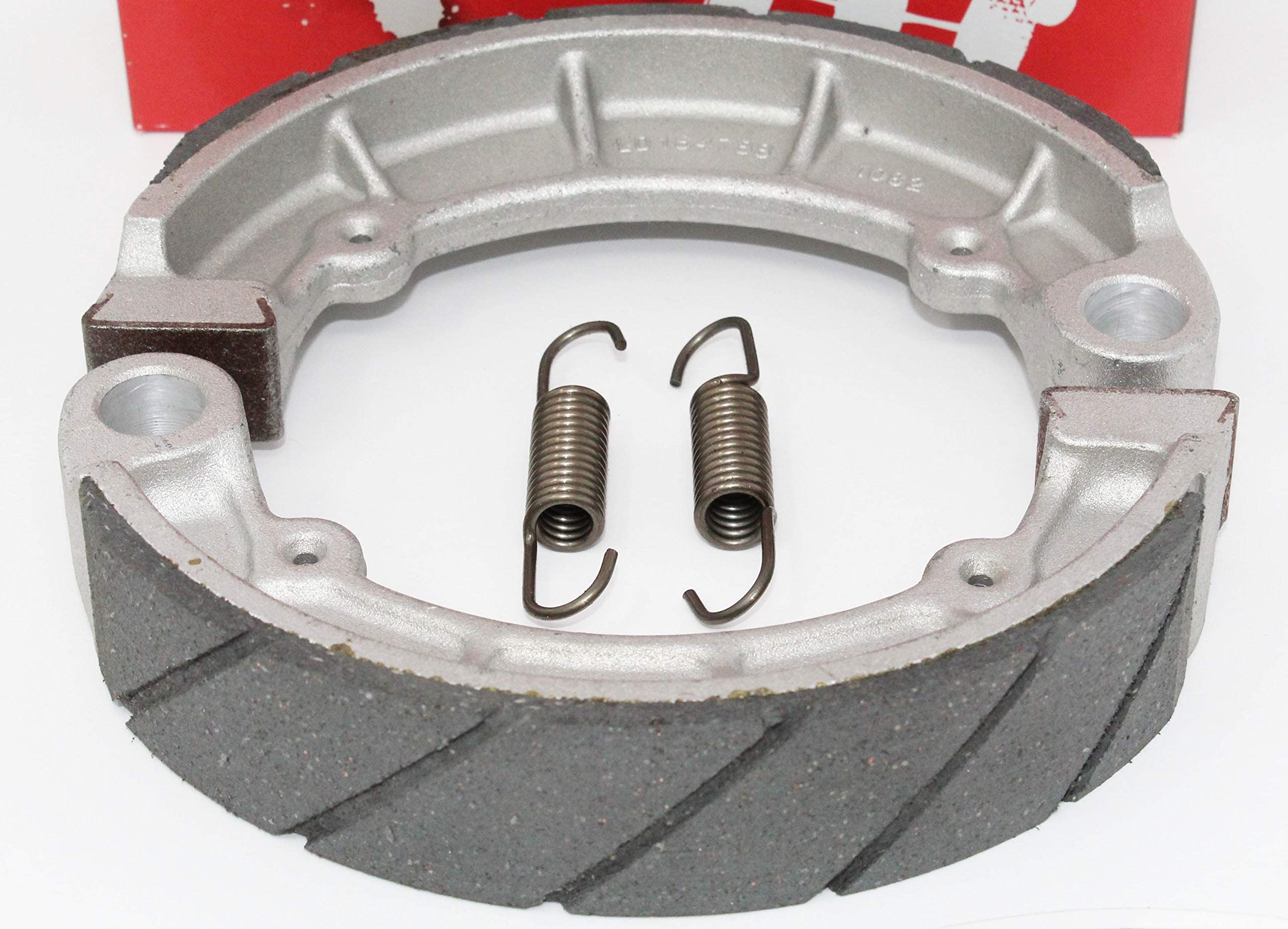 Water Grooved Rear Brake Shoes & Springs For The 1997-2002 Kawasaki Kvf 300 & 400 Prairie And The 1989-2005 Klf 300 Bayou Atvs