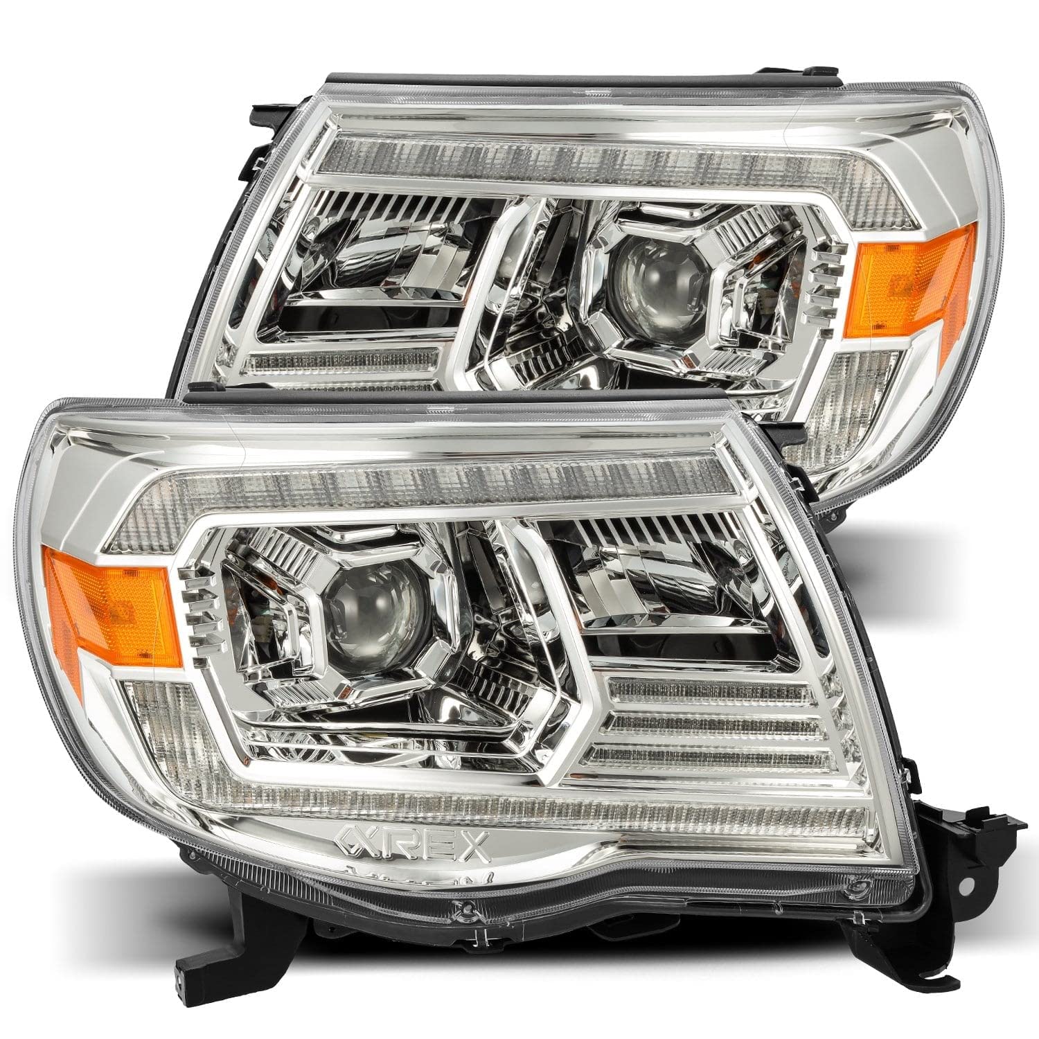 ModifyStreet 05-11 Tacoma PRO-Series Projector Headlights Chrome