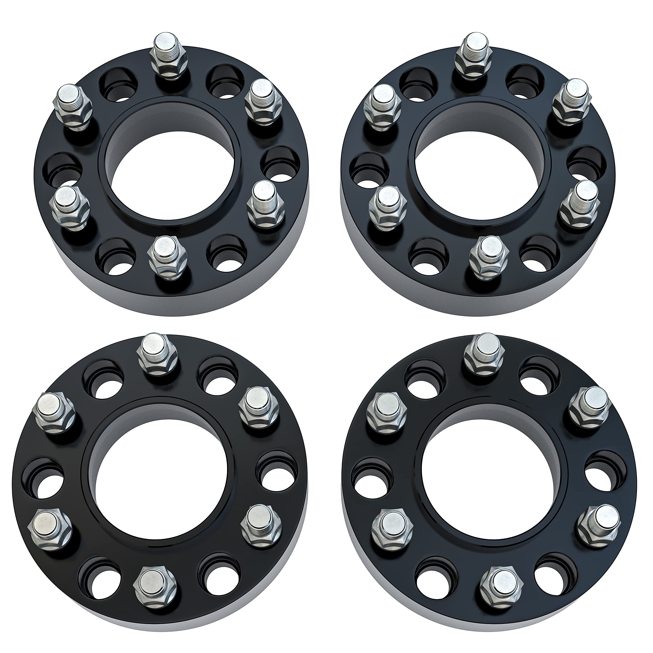 6X5.5 Wheel Spacers 2 Inch, Set Of 4-6 Lug 50Mm Wheel Centric Adapter - Fits Chevy, Gmc & Cadillac - 1999-2022 Silverado, Sierra