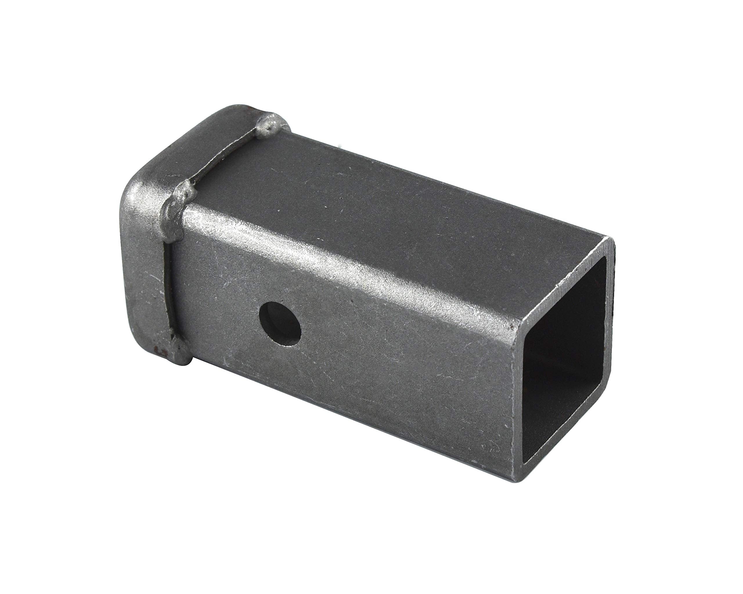 Toptow 64453-2 Trailer Hitch Receiver Tube 2-Inch X 6-Inch Length Storage Box, Weld On Raw Steel, 2 Packs…