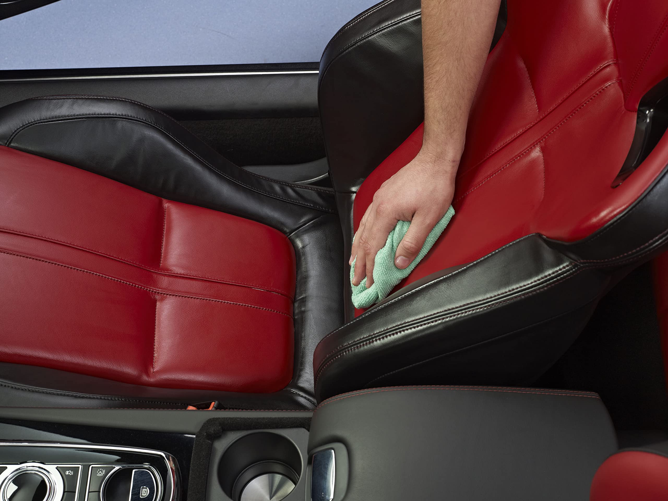 Autoglym Leather Care Balm - 500ml, Beige, Feeds & Protects Car & Motorcycle Leather Upholstery, Model LCB500