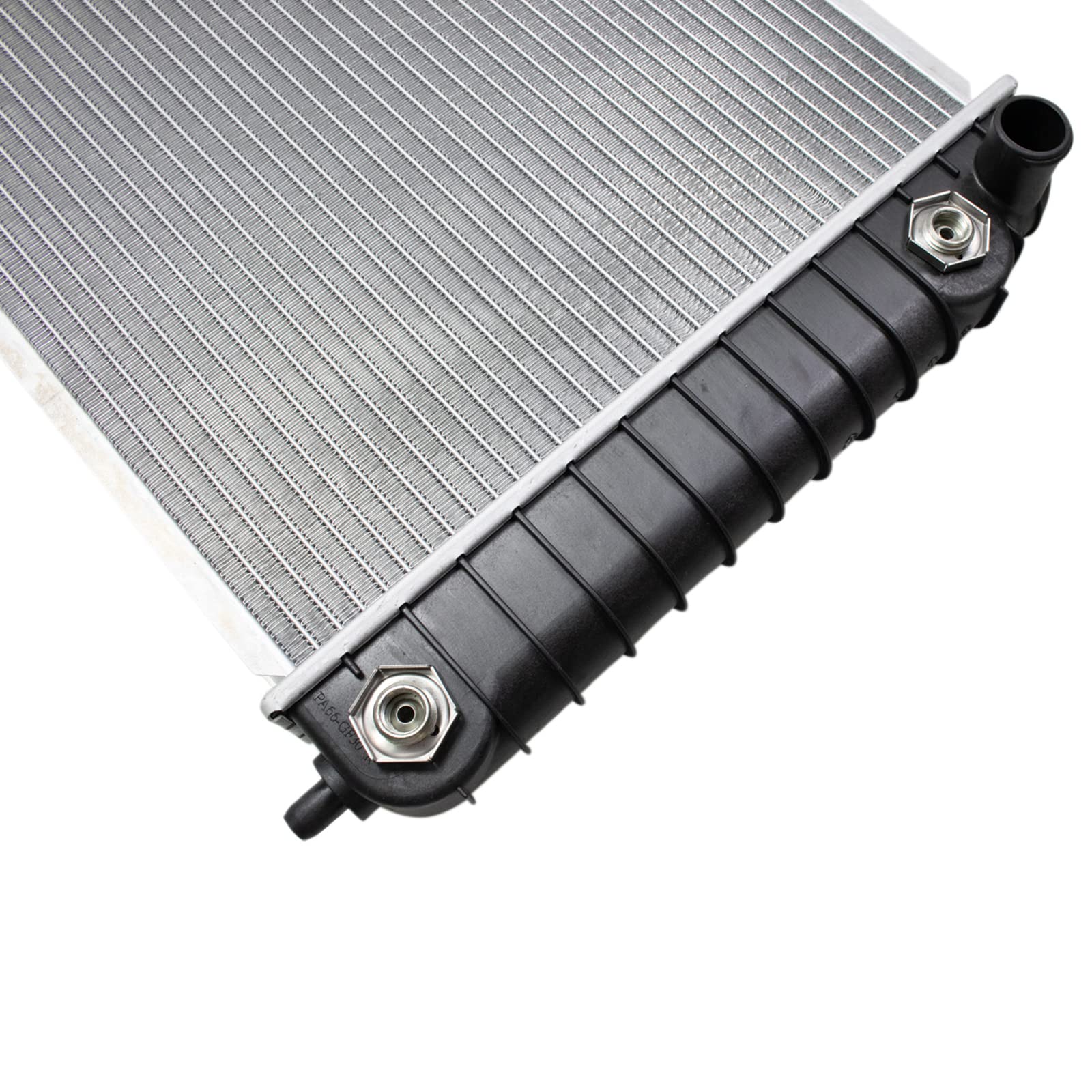 Trq Radiator Assembly Aluminum Core Compatible With 94-03 Chevrolet S10 Gmc Sonoma 96-00 Isuzu Hombre Cu1531 Cu2261 Gm3010245 Gm