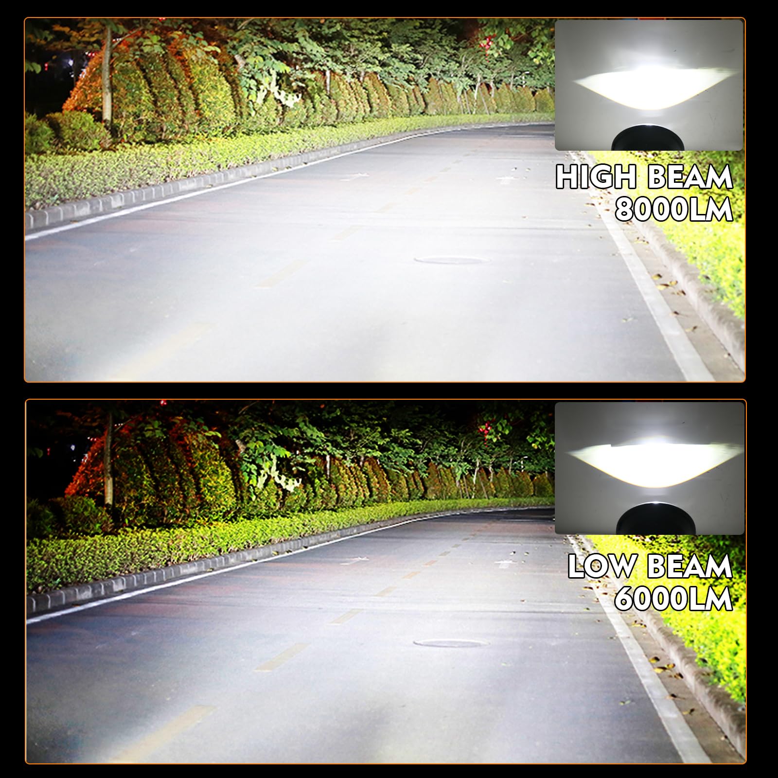 Beeyeo 7 Inch Led Headlights With Drl And Hi/Lo Beam 7'' Round Headlight For 1997-2017 Wrangler Jk Jku Tj Lj, Dot Approved, Anti