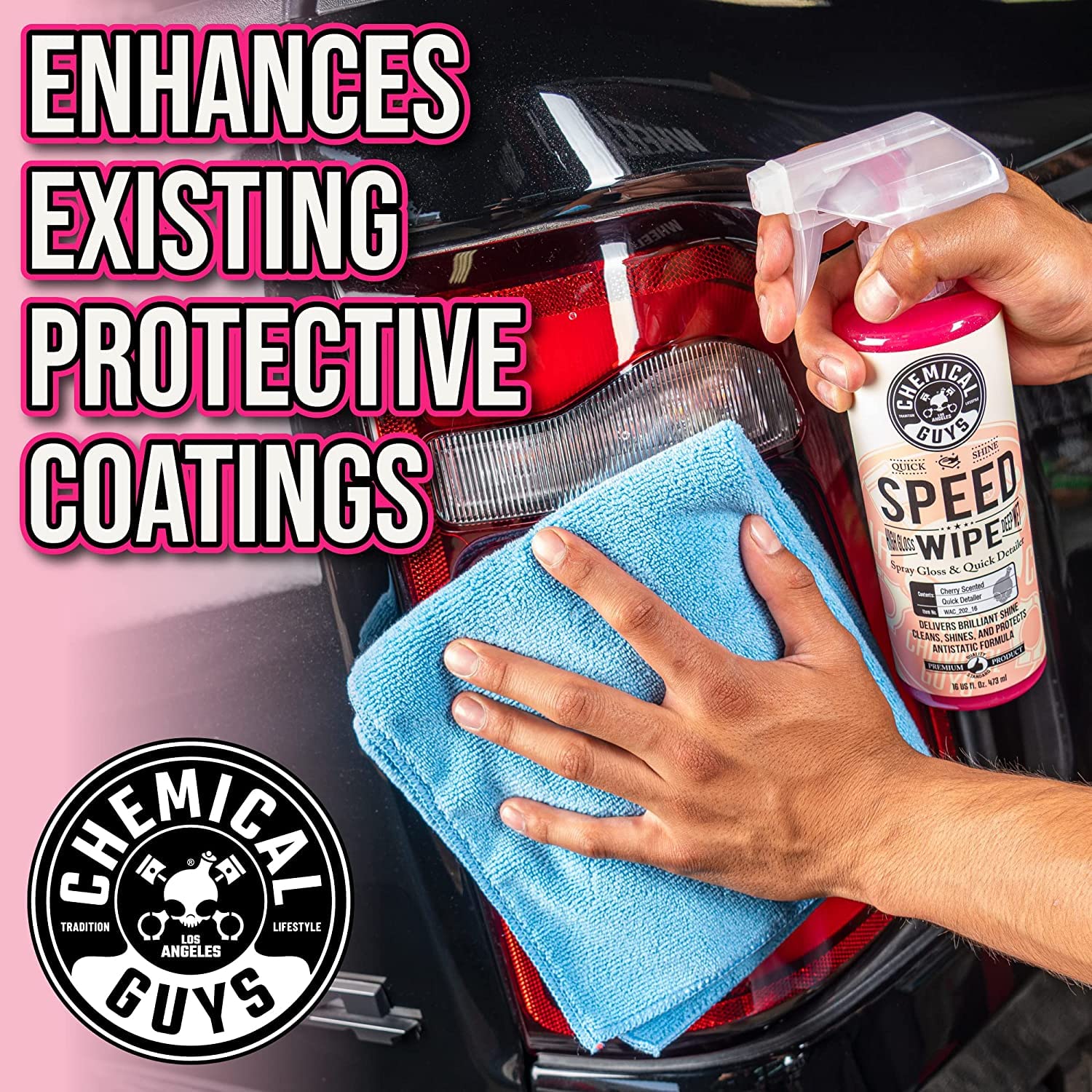 Chemical Guys Hol123 Car Cleaning Kit For Interior & Exterior, 14 Items Including (7) 16 Oz Chemicals