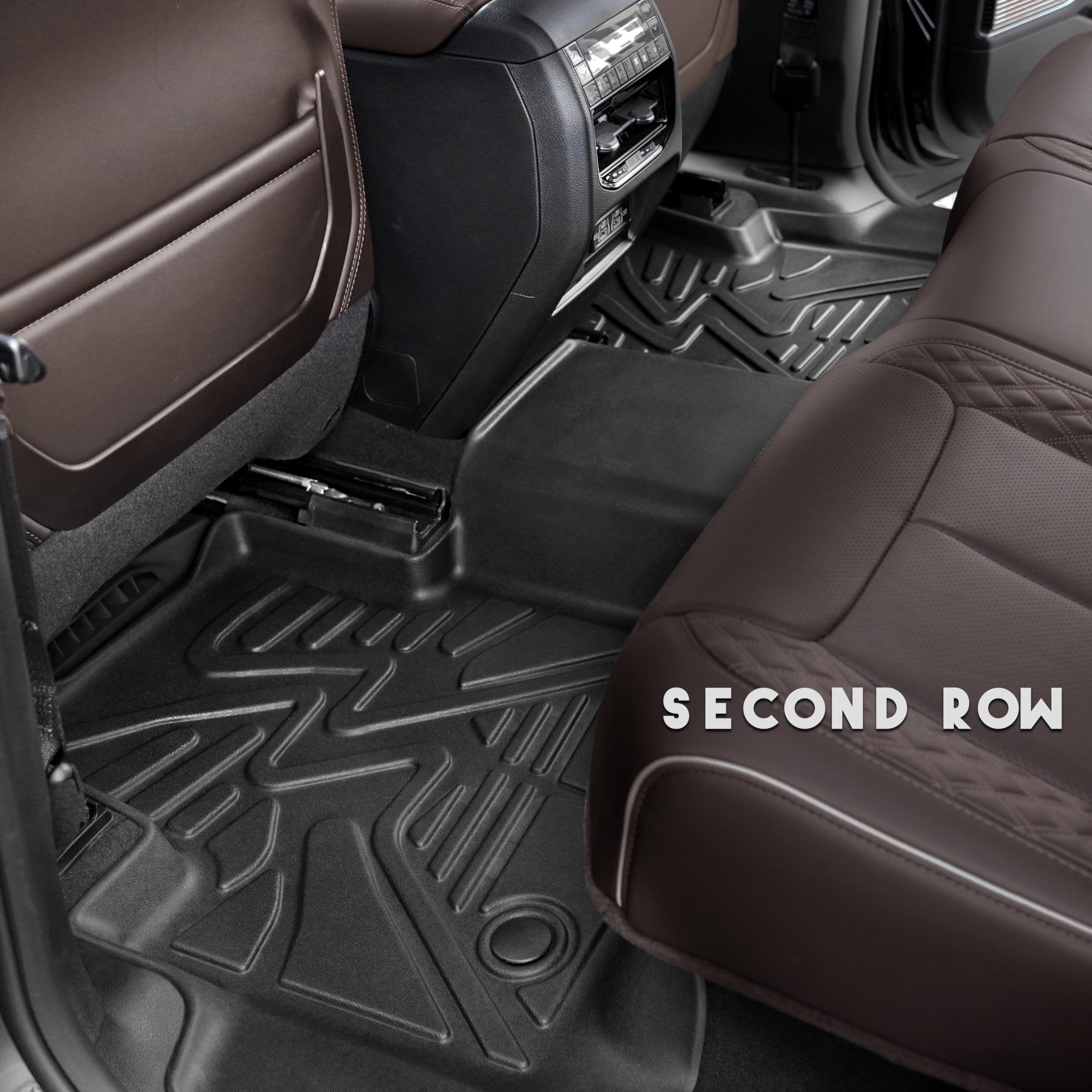 Karpal Floor Mats Fit 2005-2015 Toyota Tacoma Double Cab (Footwell Coverage), Custom Fit All Weather Tpe Floor Liners, Front & 2