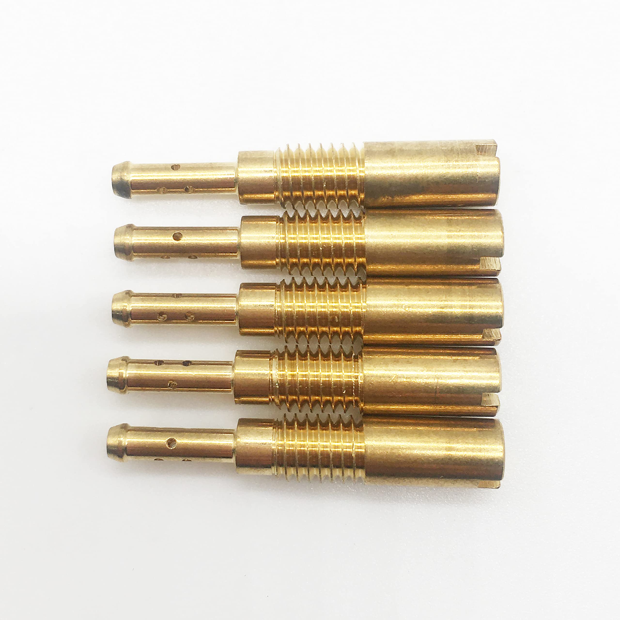 Shu.M-T N424-74C Pilot/Slow Jet,Compatible For Pz19 Pb16/18/20(Small Atv) Kawasaki Klx110 Cvkr-D Ksv700 Ltf Kfx Kvf750 Dr-Z110 Yzf-R6 Keihin Carb 5Mmx0.8Mm Thread(#40#42#45#48#50)