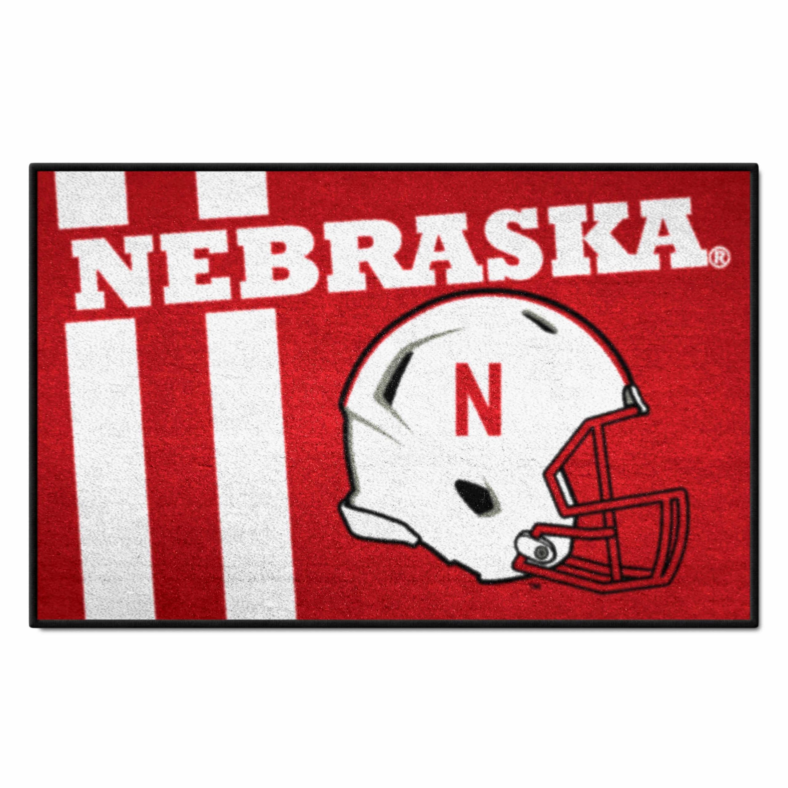 Nebraska Cornhuskers Rug 19X30 Starter Style - Special Order