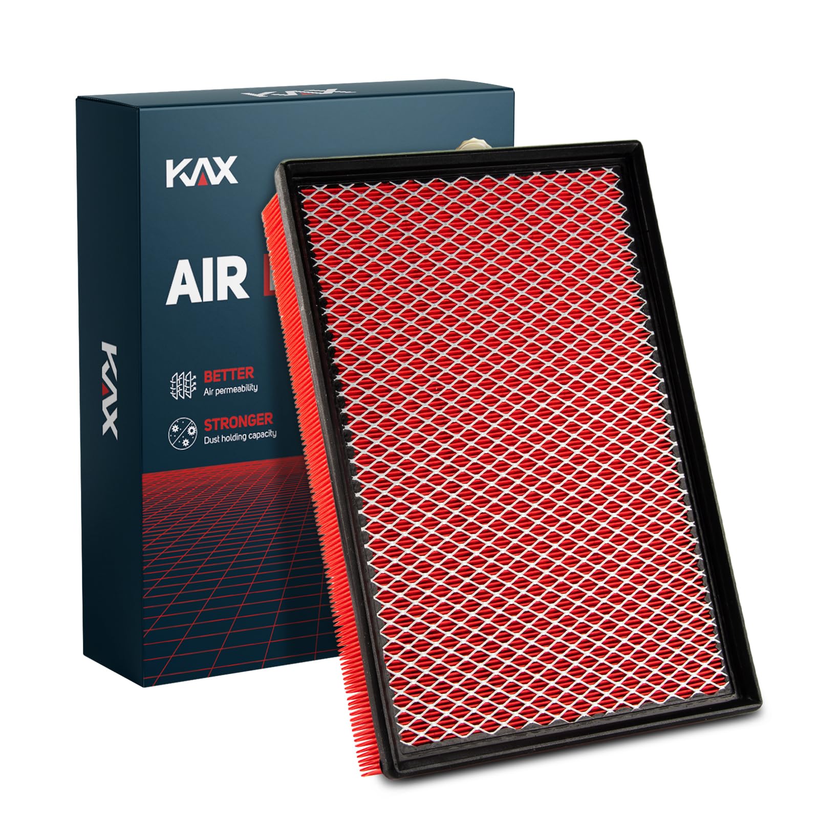 Kax Engine Air Filter, Gaf041 (Ca9401) Air Filter Replace For Ram1500 2500 3500 Engine Filter, 200% Longer Life