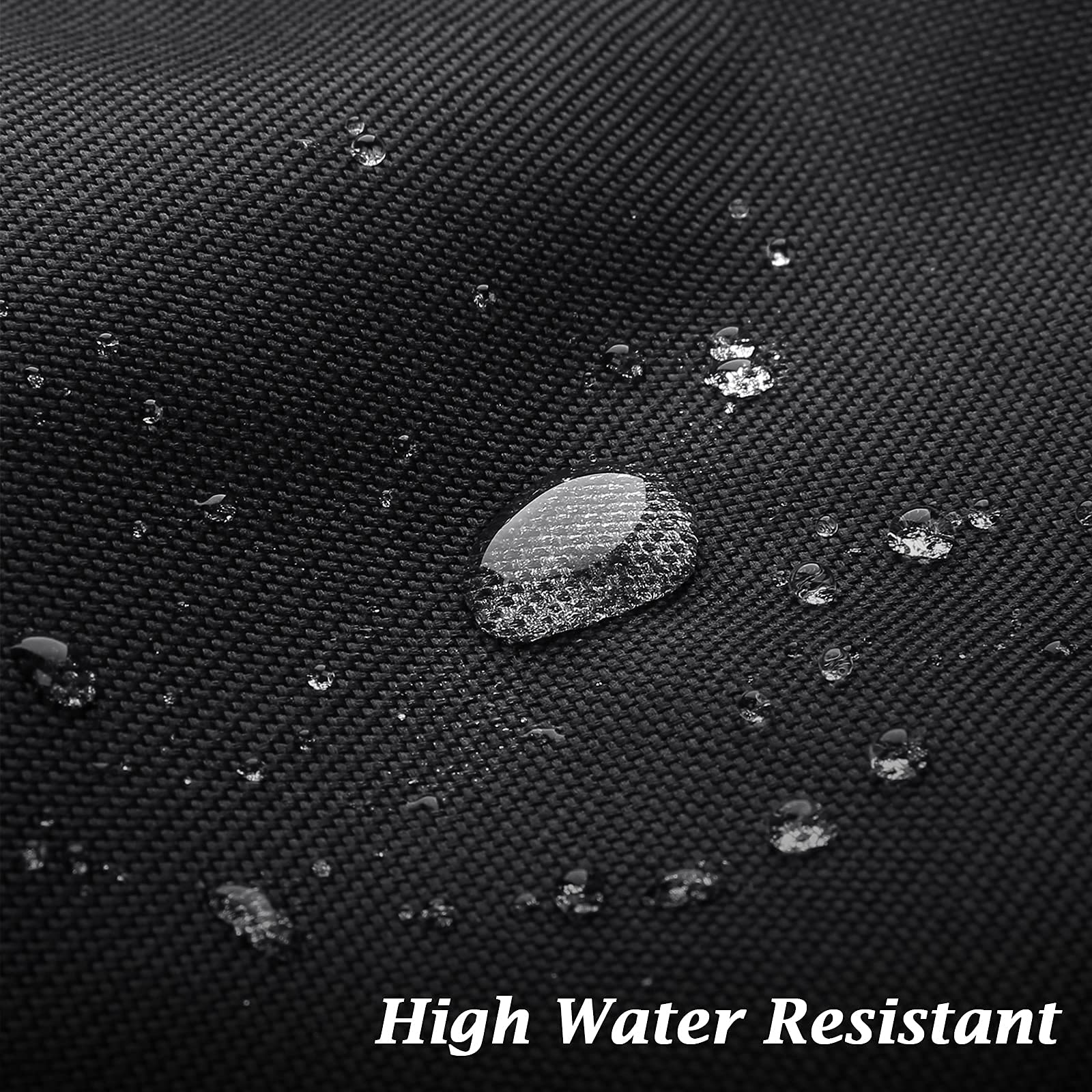 Coverado Front Seat Covers, Waterproof Oxford Seat Protector For Car Seat Cushions For Kids & Dogs, Compatible With 2015-2024 Ford F150 & 2017-2024 Ford F250 F350 F450 (Black, 2Pcs)