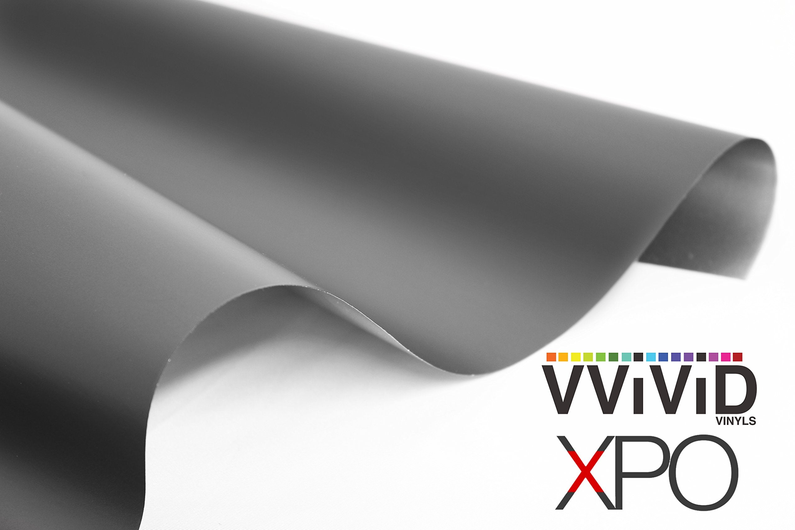 Vvivid Xpo Charcoal Matte Gun Metal Vinyl Wrap Roll With Air Release Technology (9Ft X 5Ft)