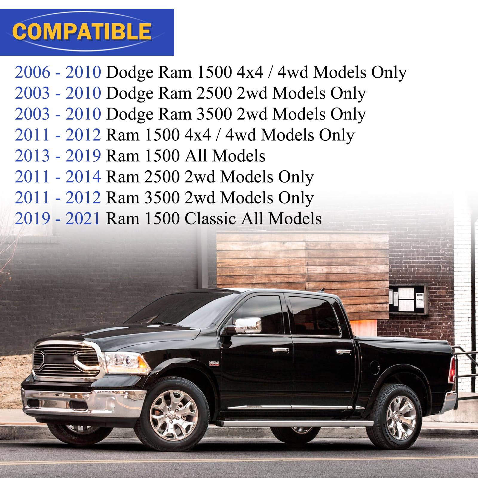 Zinc-Nickel Alloy Front Stabilizer Sway Bar End Link End Kit For 2003-2021 Dodge Ram 1500 Ram 2500 Ram 3500 Ram1500 Classic K808