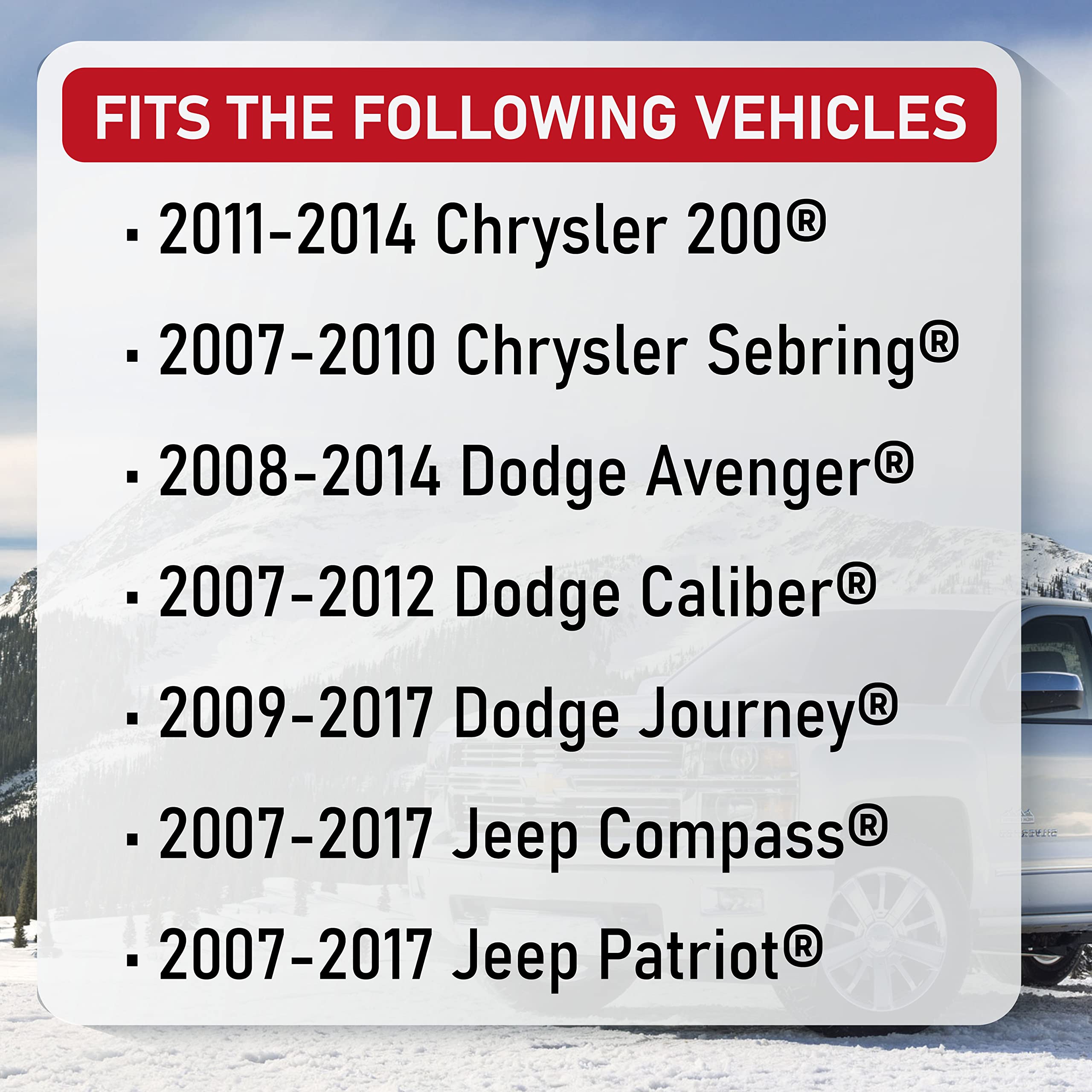 Ignition Coil Pack Set Of 4 - Compatible With Dodge, Jeep, Chrysler Vehicles - 200, Sebring, Avenger, Caliber, Journey, Compass,