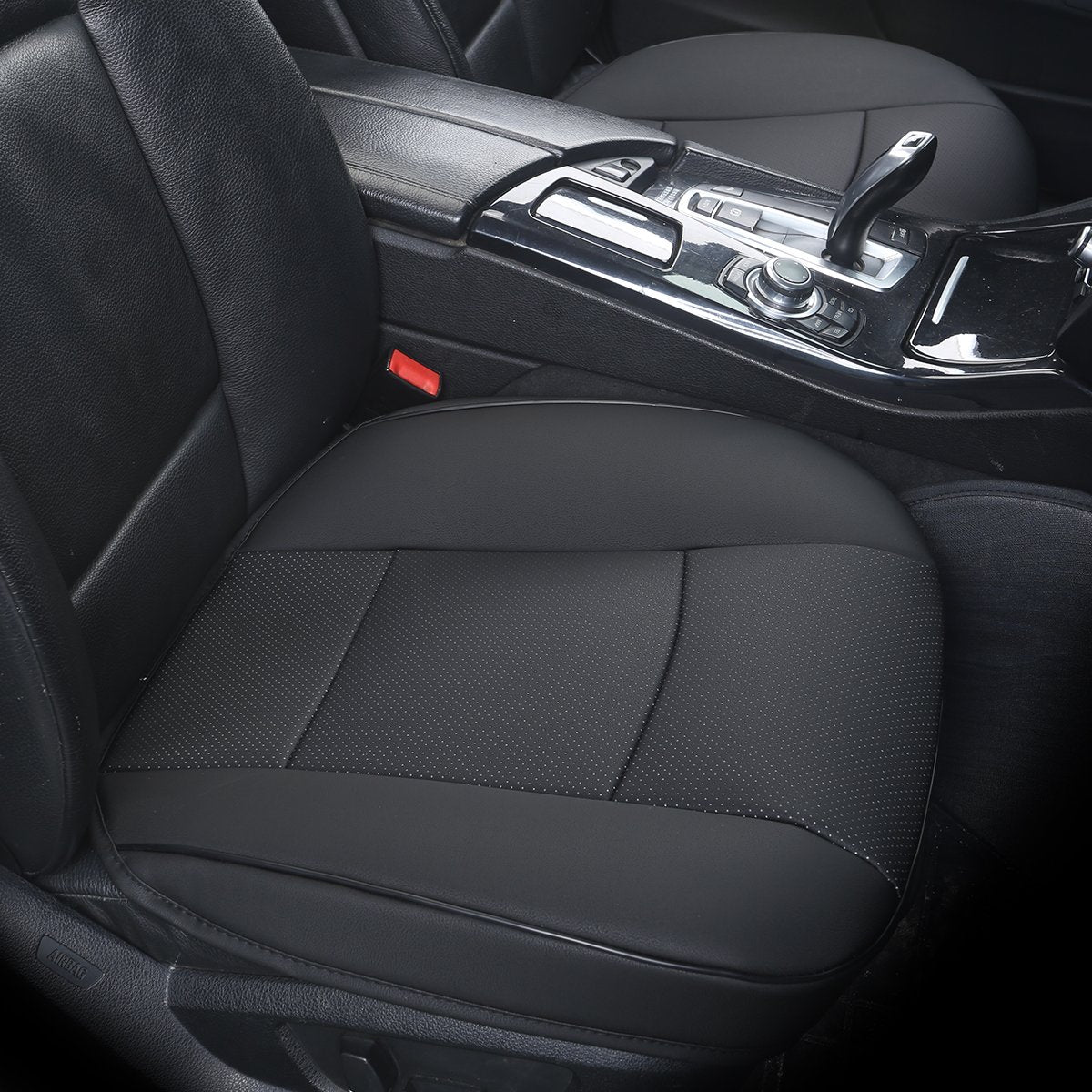 Edealyn Ultra-Luxury Pu Leather Car Seat Protection Car Seat Cover For Most Four-Door Sedan & Suv,Single Seat Without Backrest 1