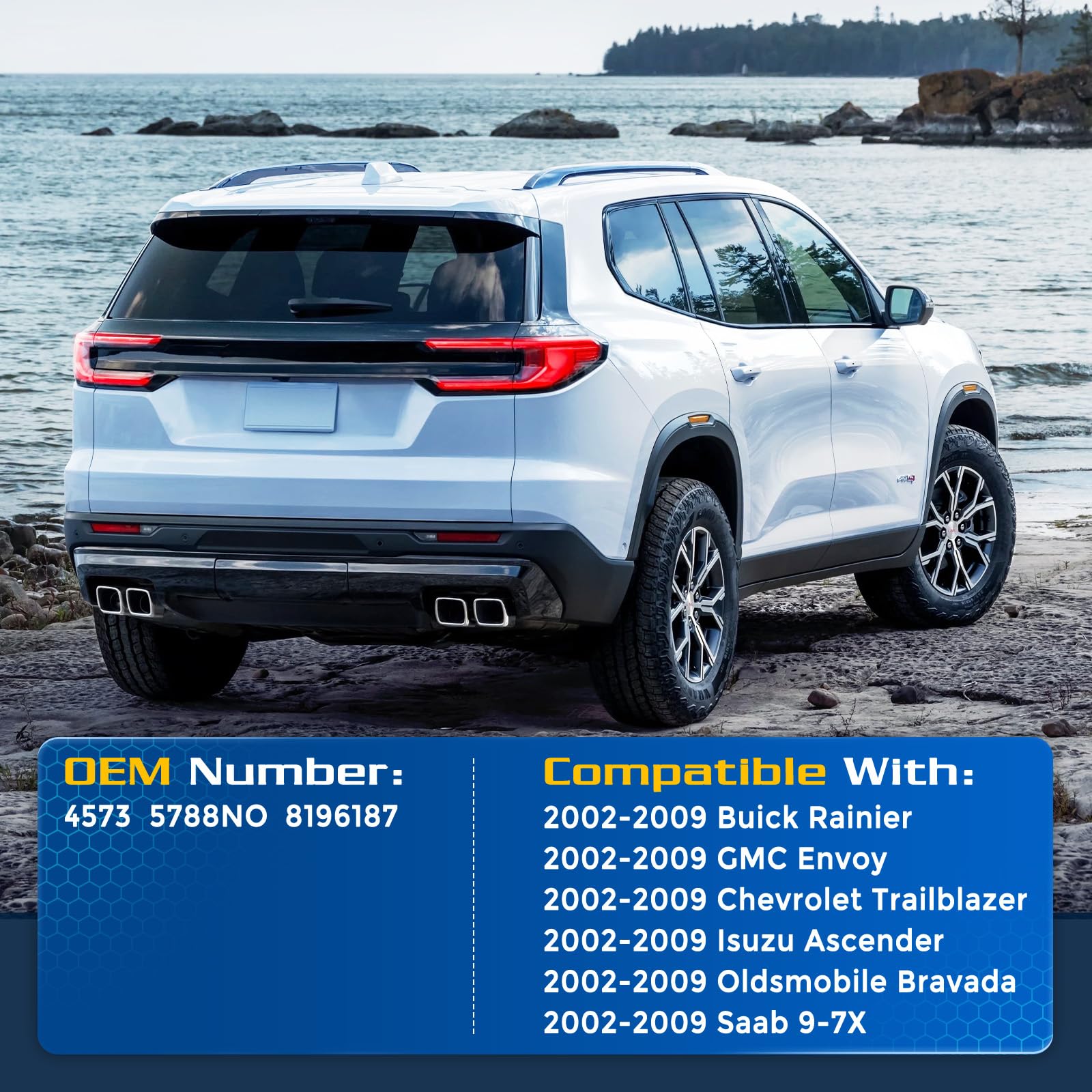 Arana Rear Hatch Struts For Chevy Traiblazer 2002-2009, Liftgate Shocks Trunk Lift Support Fit 2002-2009 Chevrolet/Gmc Envoy/Bui