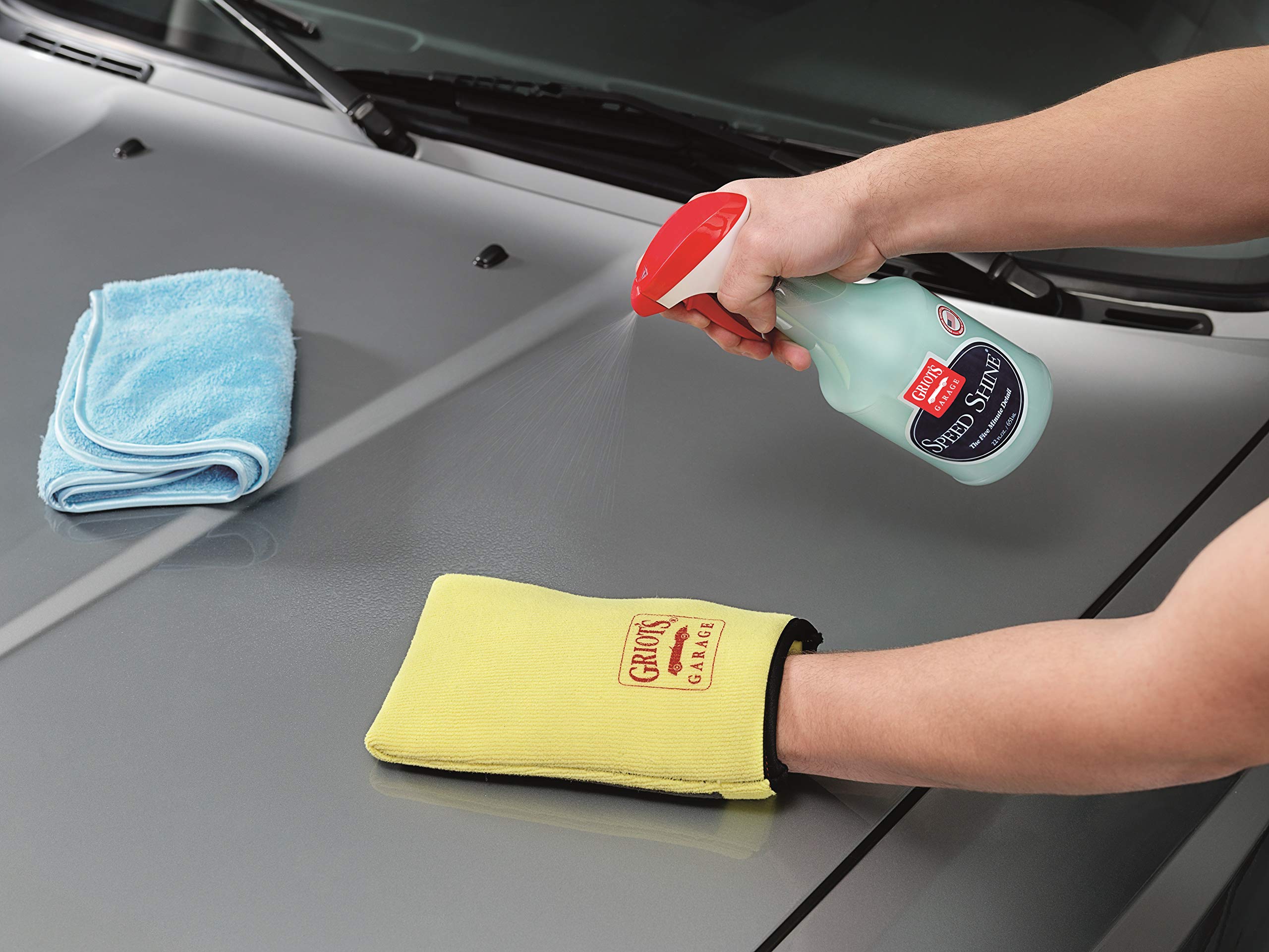 Griot's Garage unisex adult Fine Surface Prep Mitt, Yellow, 1 Count Pack of US