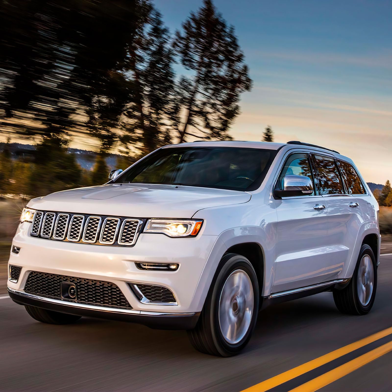 Aclong In-Channel Rain Guards Black Vent Window Visors Compatible With Jeep Grand Cherokee 2011 2012 2013 2014 2015 2016 2017 20