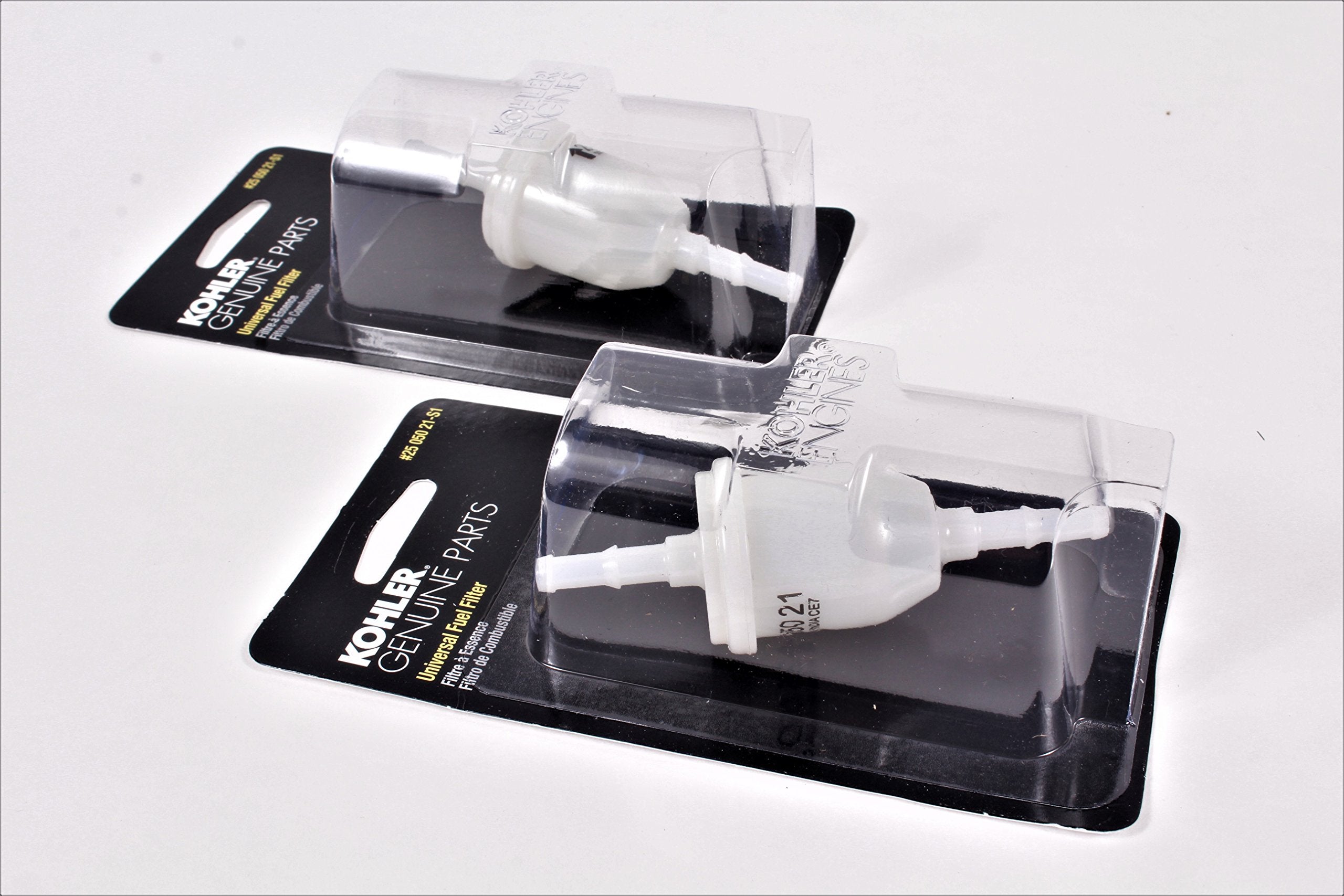 2 Pack Genuine Kohler 25-050-21-S1 Fuel Filter 25-050-21-S 75 Micron Oem