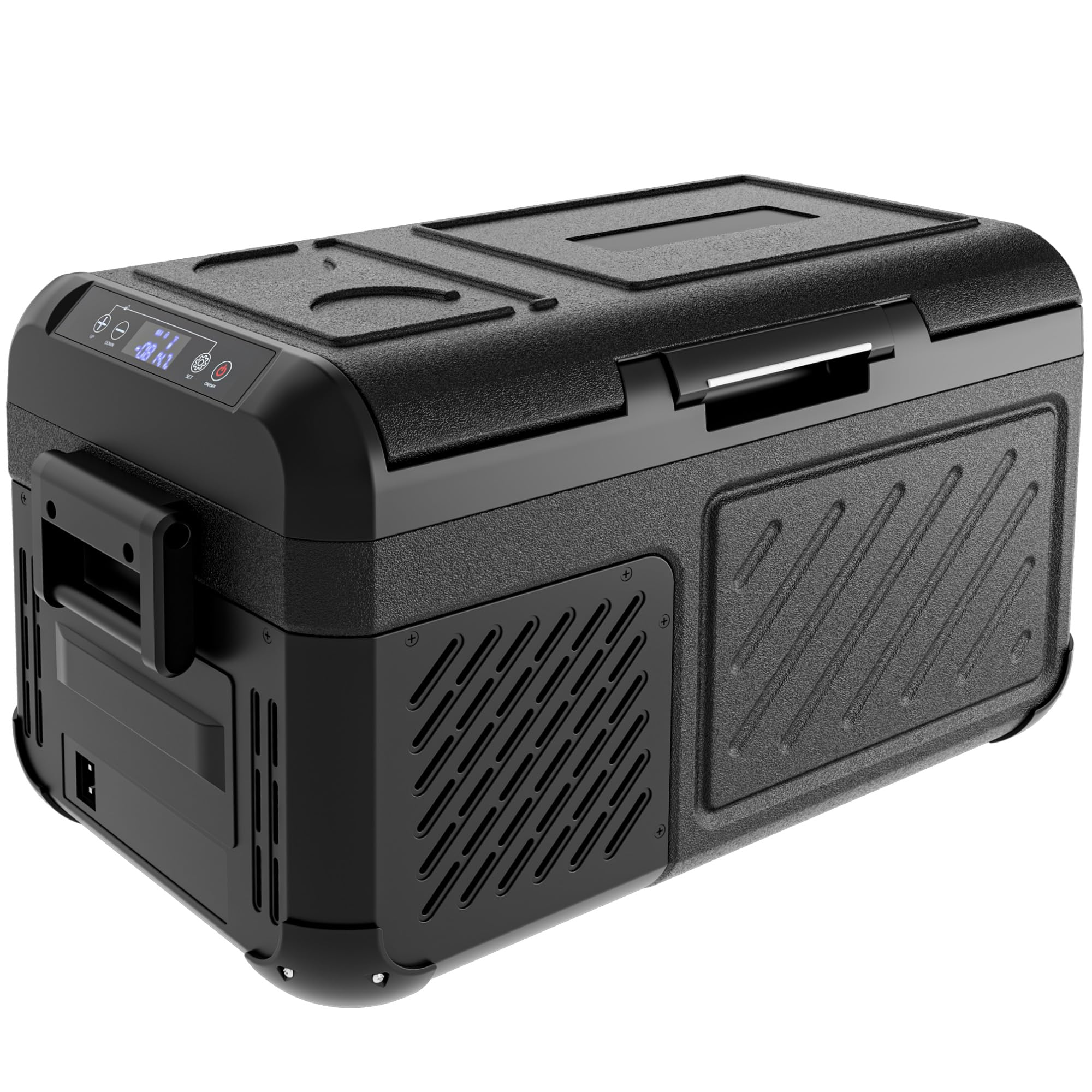 EUHOMY 12 Volt Refrigerator, 19 QT(18 L) Portable Freezer, Electric Cooler -4?~68?, 12V Car Fridge Reversible Door, Portable Fre